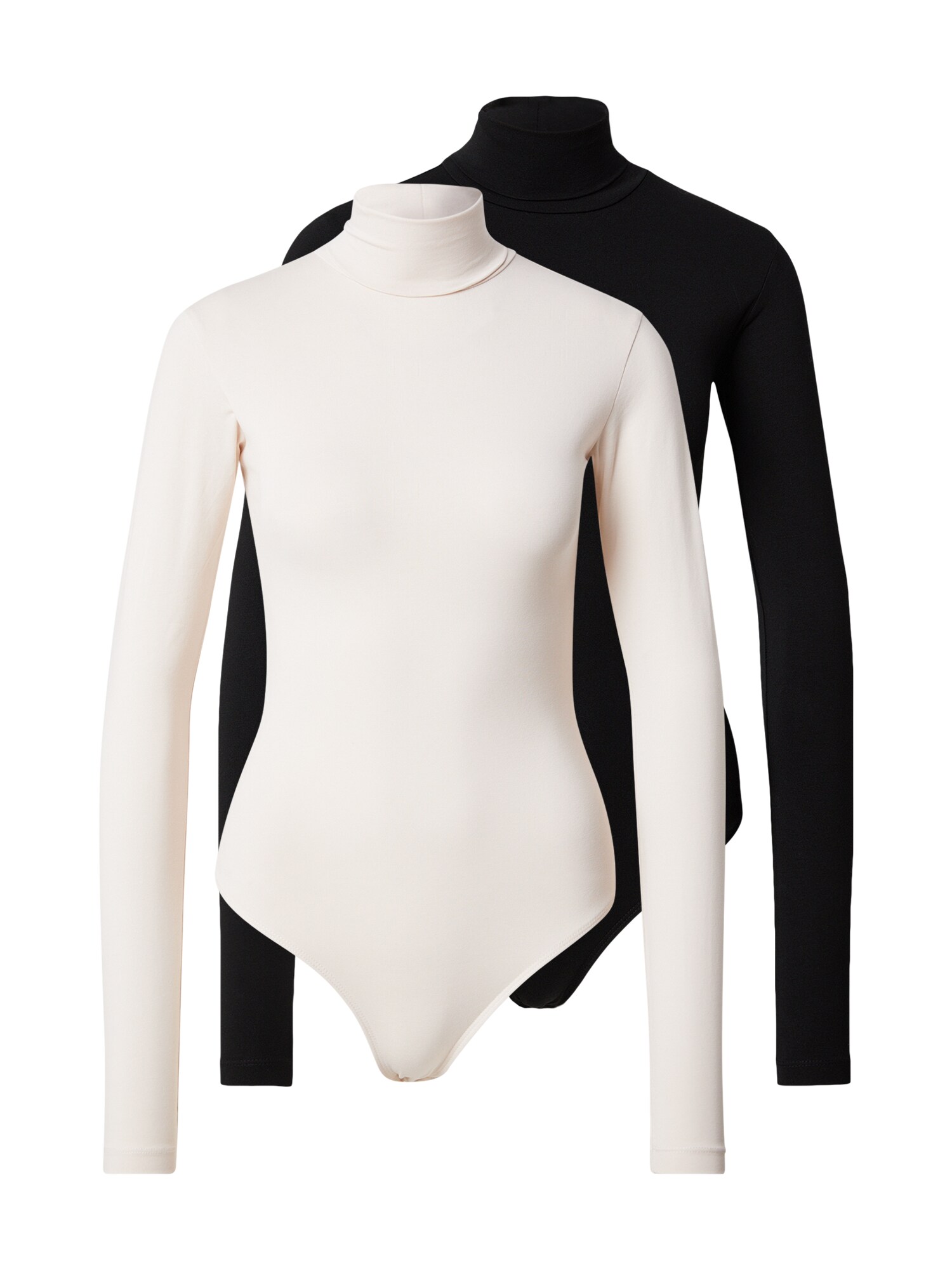 ABOUT YOU Tricou body Willow  bej / negru