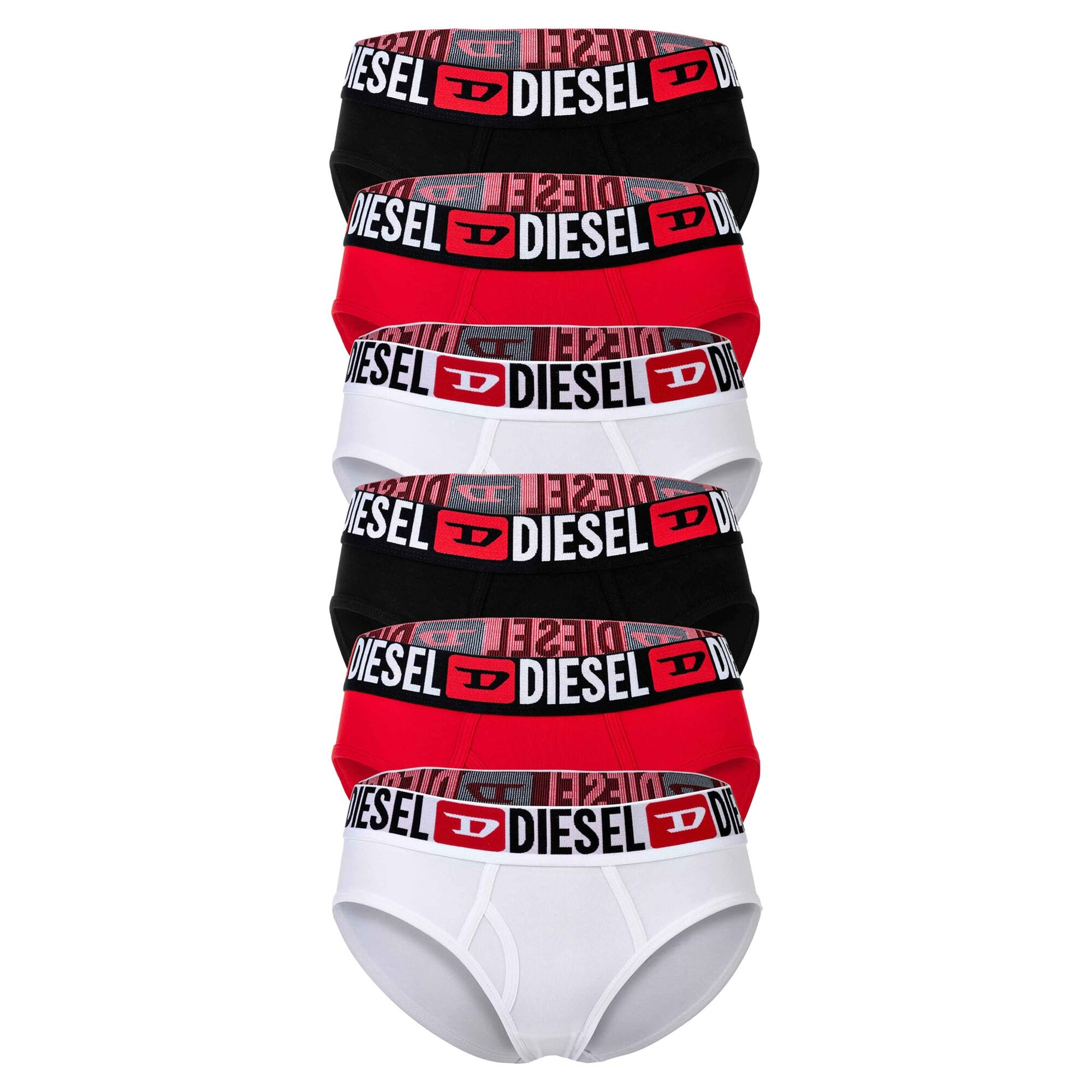 DIESEL Braga rojo / negro / blanco – imagen 4