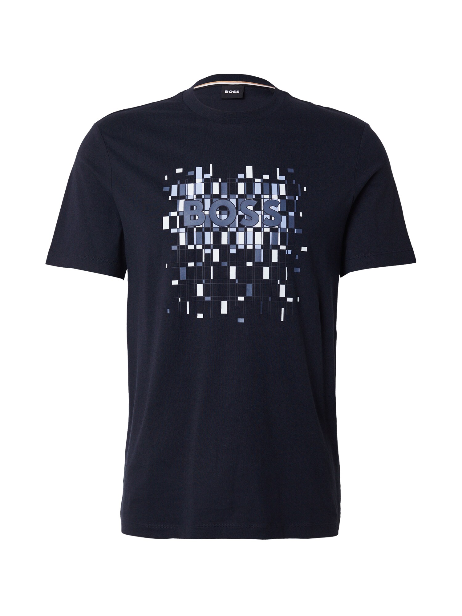 BOSS Tricou C-Thompson  albastru marin / safir / alb