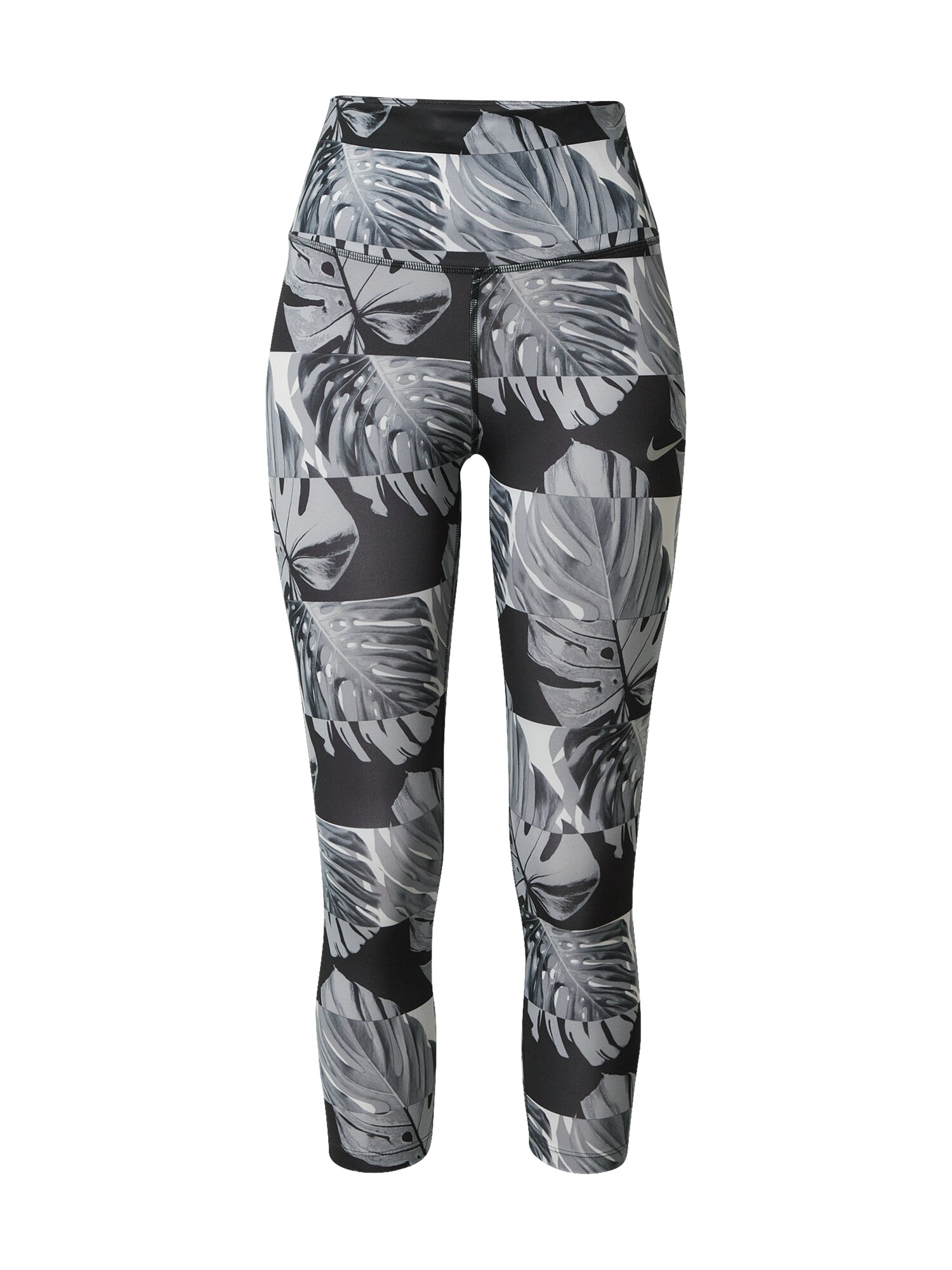 NIKE Sportinės kelnės  juoda / balta / melsvai pilka