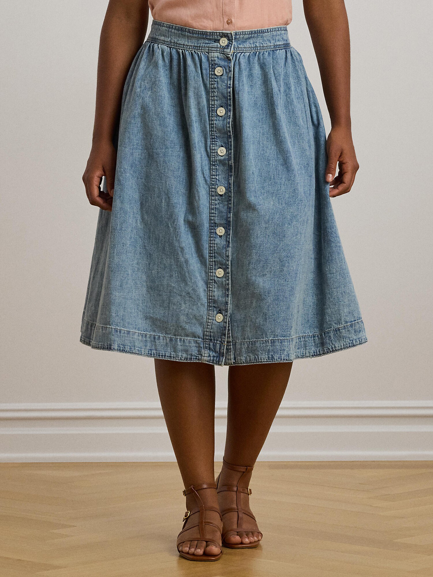 Lauren Ralph Lauren Plus Szoknyák  kék farmer termék 2. képe