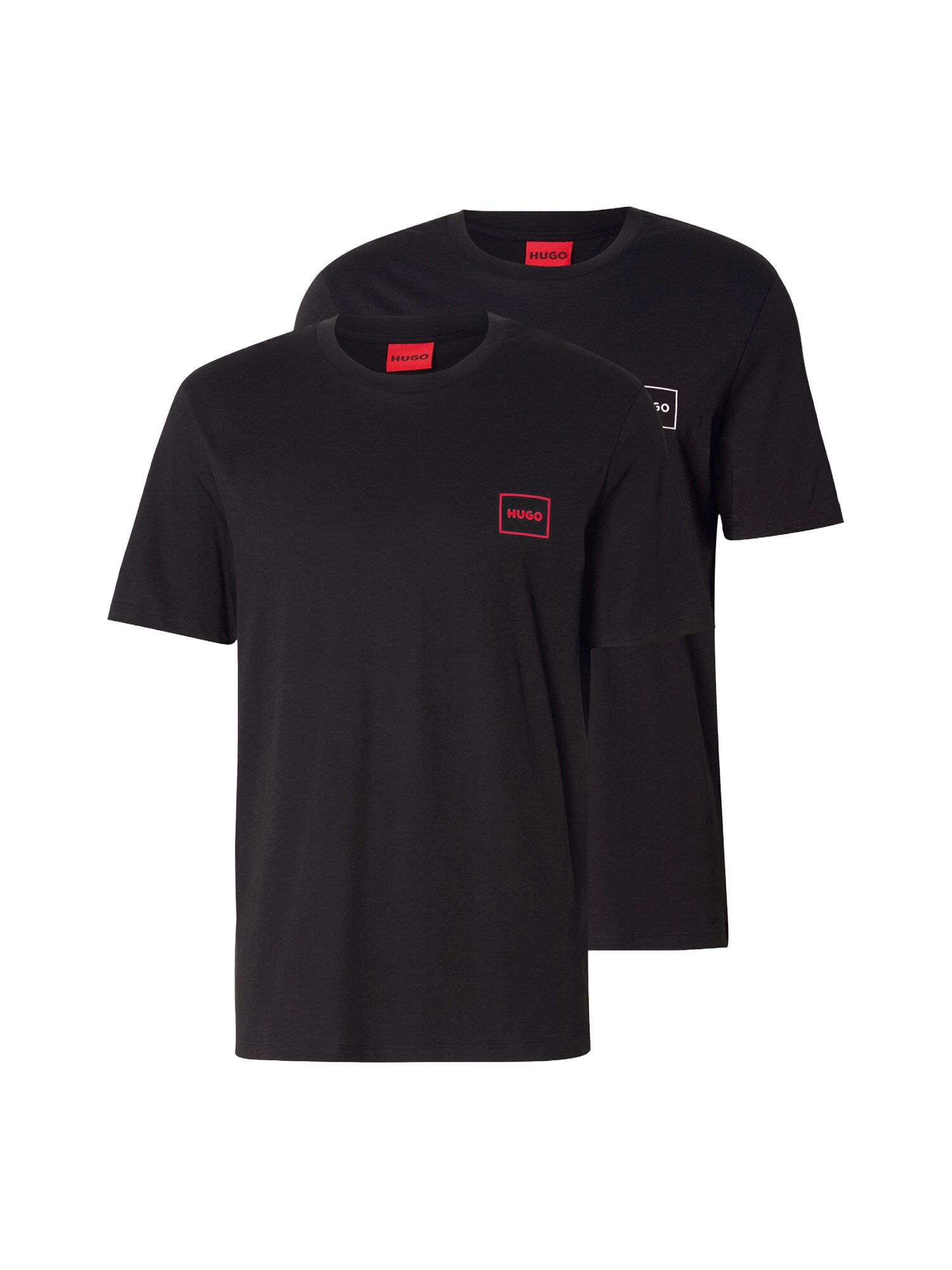 HUGO Camiseta 'Dugopak'  rojo / negro / blanco