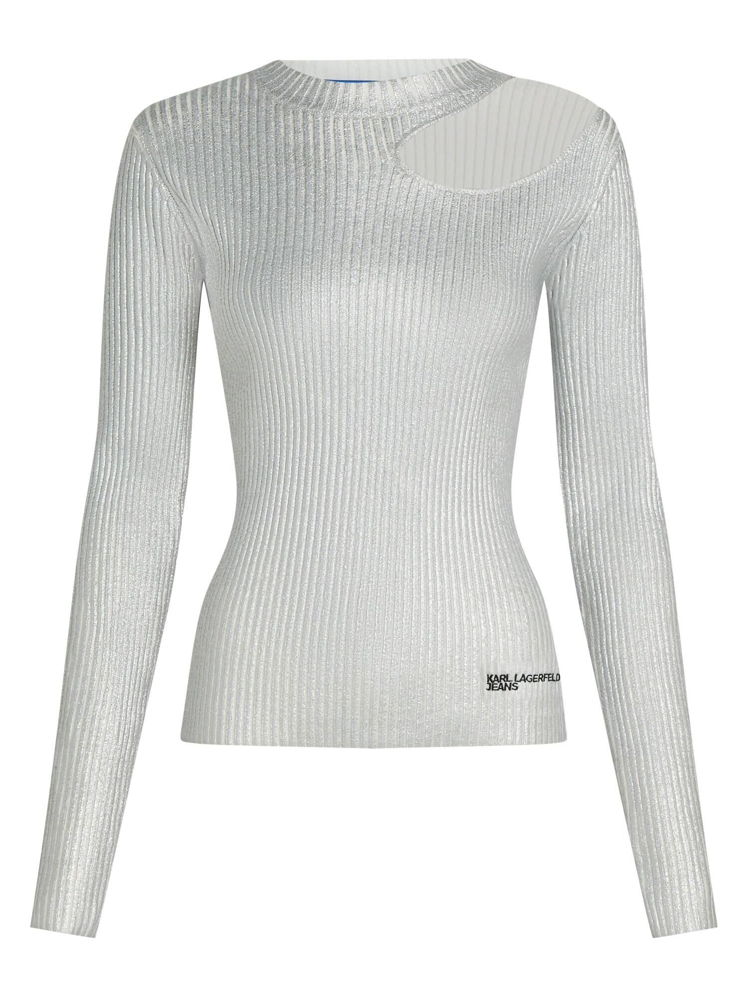 KARL LAGERFELD JEANS Pulover argintiu