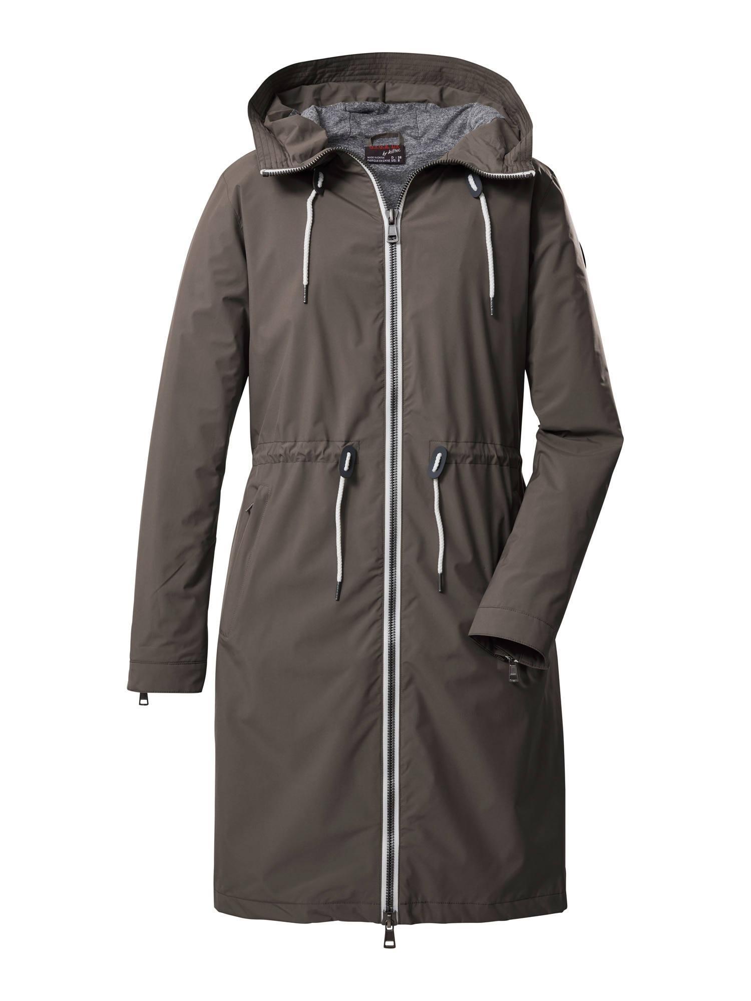 G.I.G.A. DX by killtec Outdoormantel 'GS 34' sötétzöld / természetes fehér akciós termékkép 1