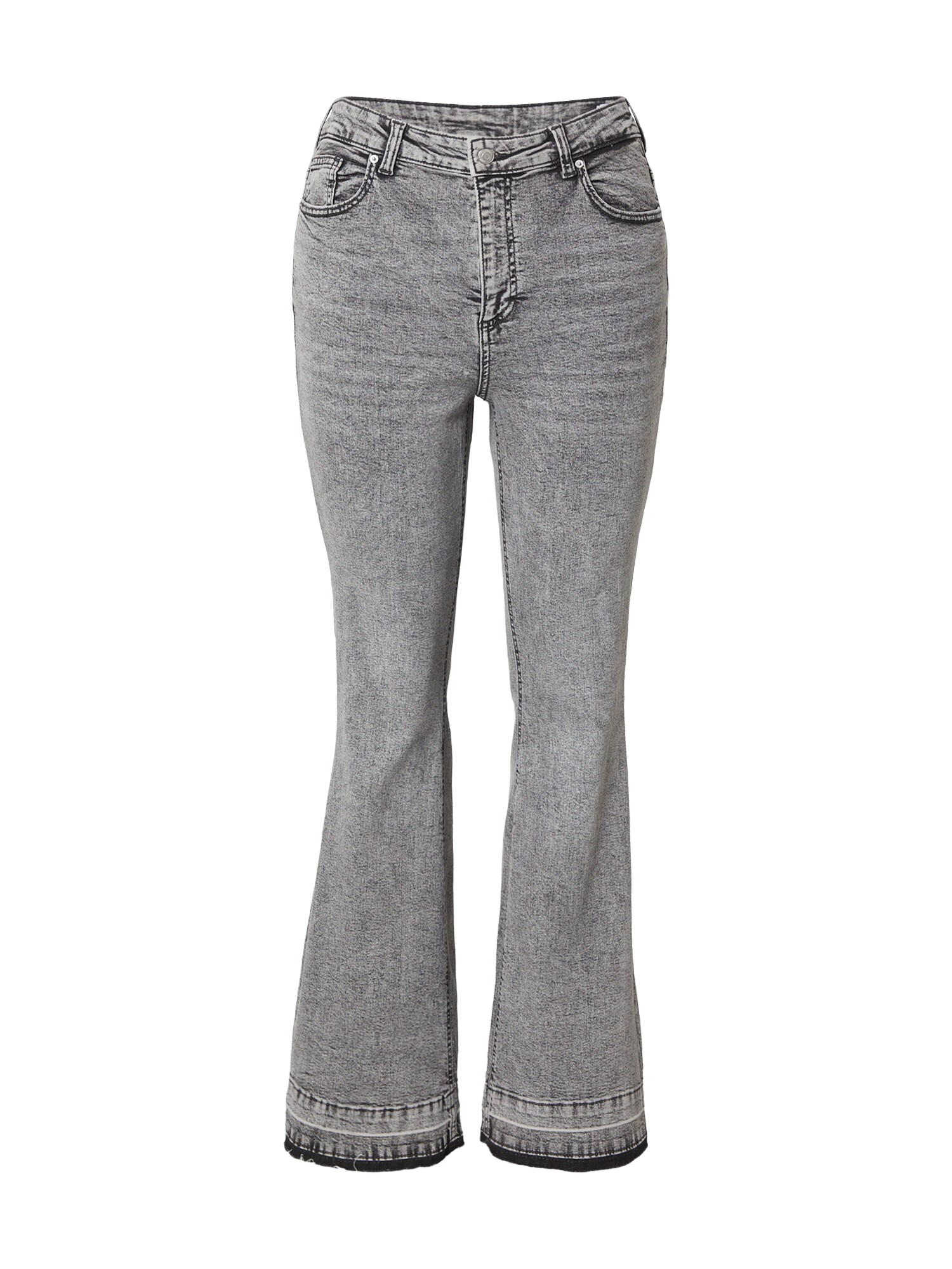Vero Moda Curve Džínsy  svetlosivá