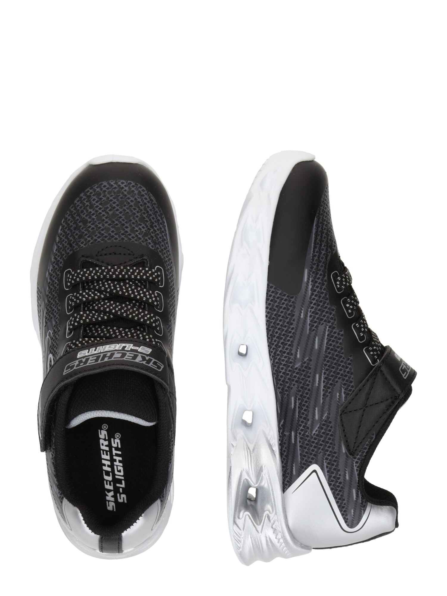 SKECHERS Sportcipő 'VORTEX 2.0 - QUANTROID'  ezüstszürke / fekete termék 2. képe
