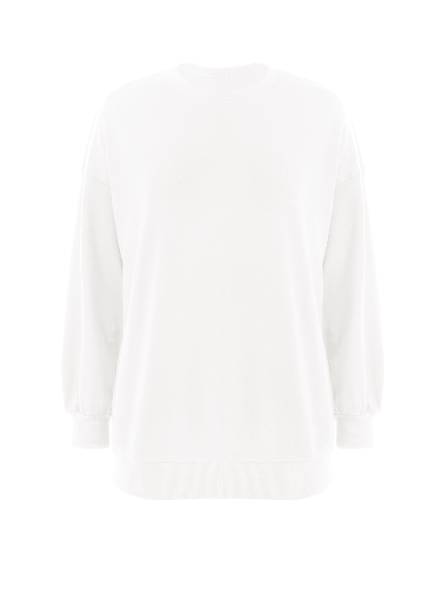 Imily Bela Bluză de molton  alb