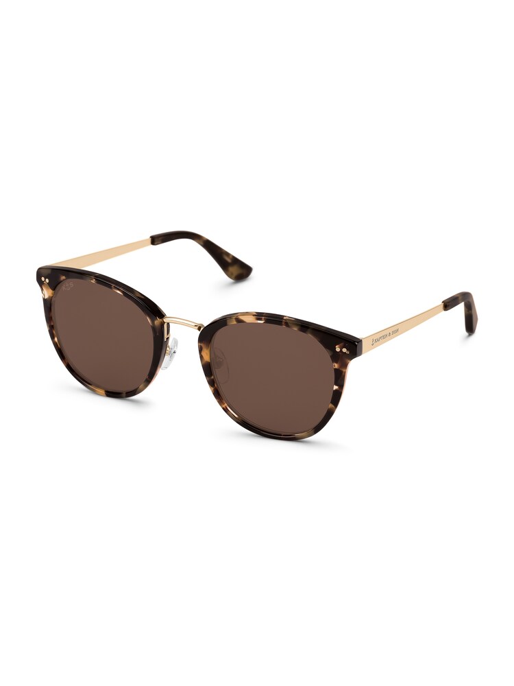 Kapten & Son Sonnenbrille 'Prague Amber Tortoise Brown' Herren Größe One Size braun / hellbraun