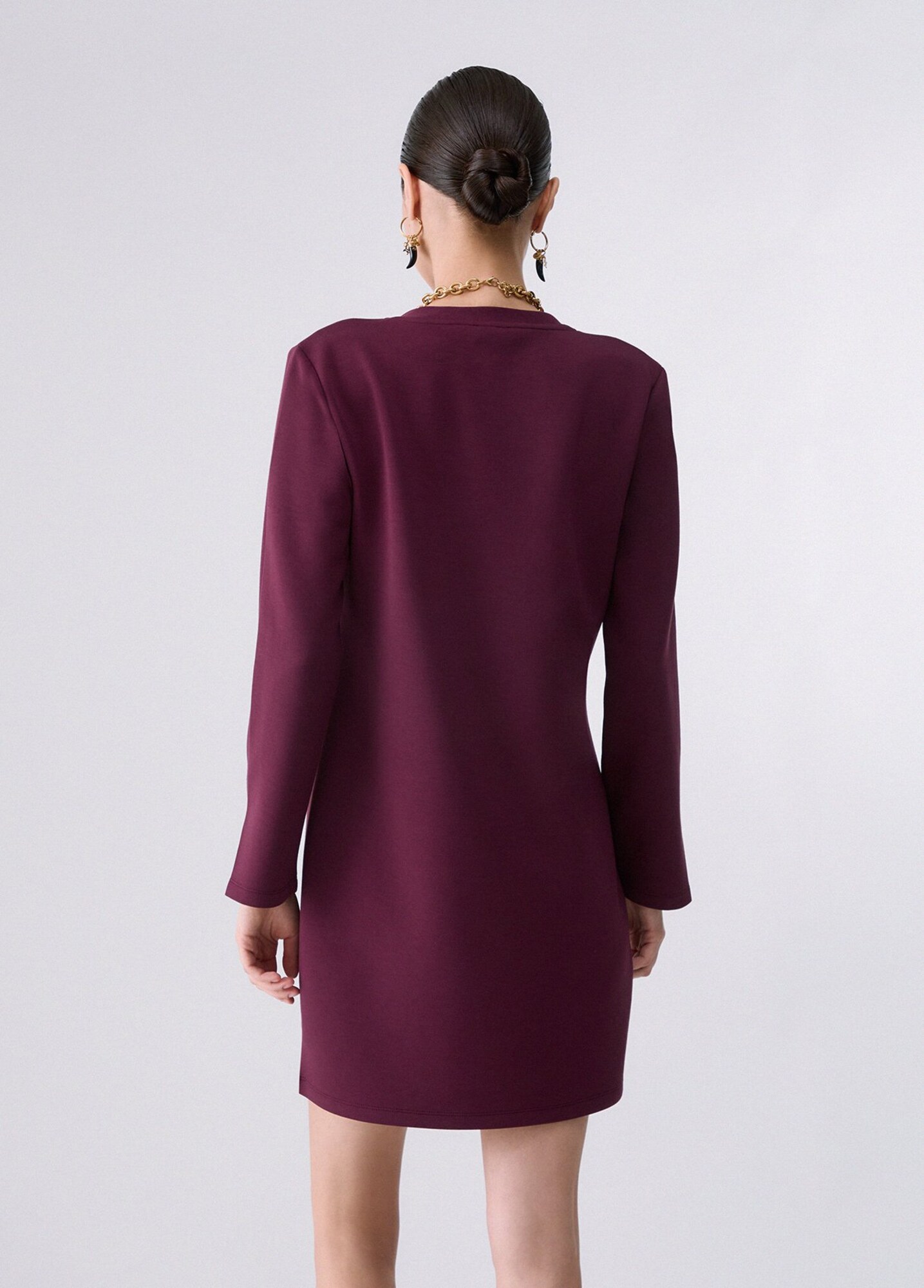 Liu Jo Vestido  burdeos – imagen 3