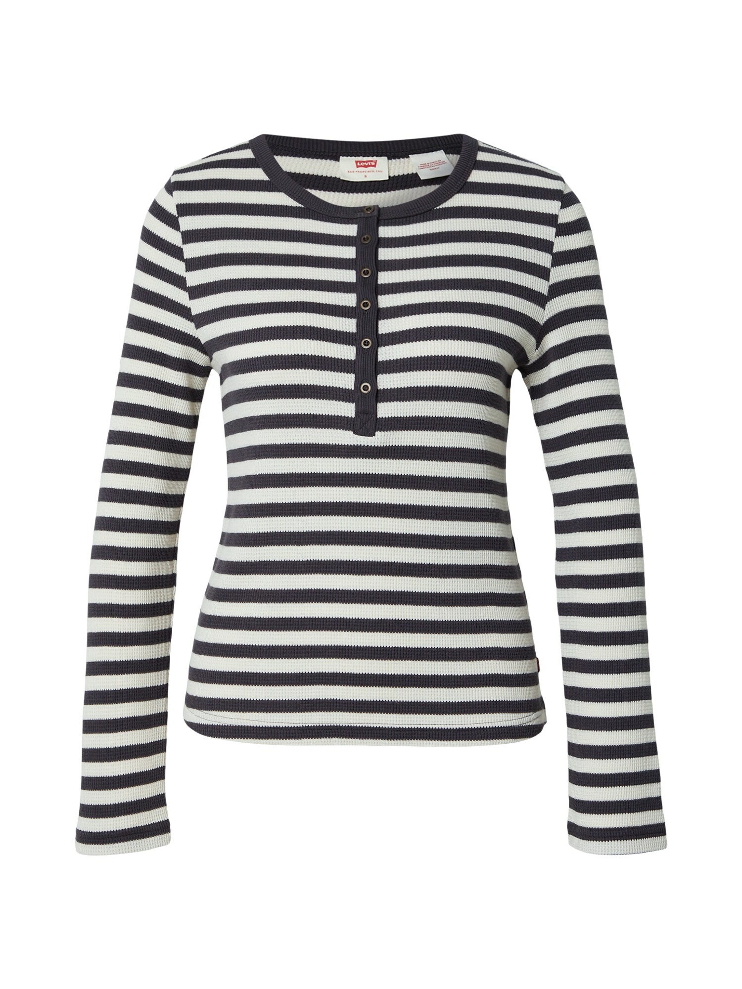 LEVIS ® Tricou ROONEY gri metalic / alb