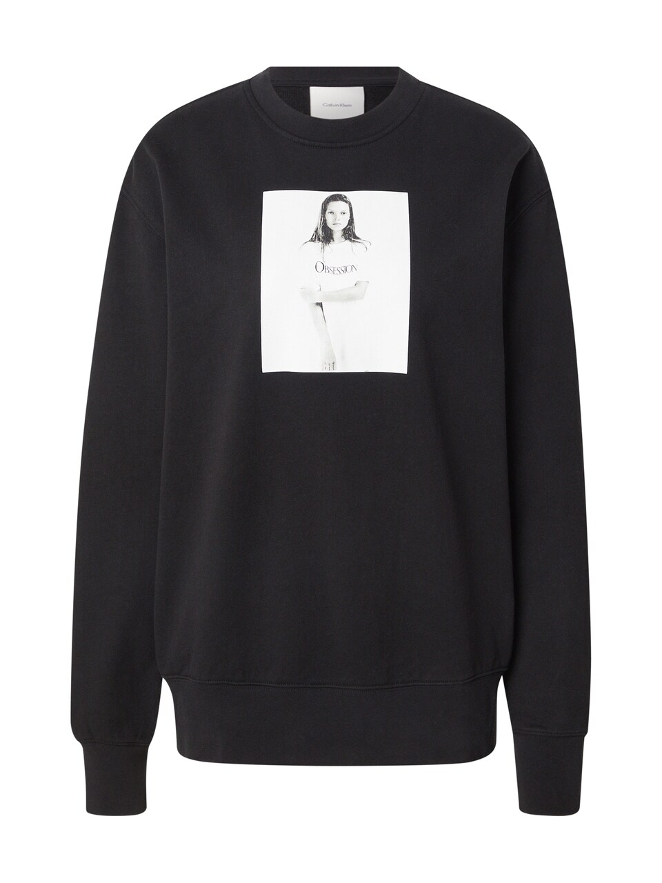 Sweatshirt 'KATE OBSESSION' grå / svart