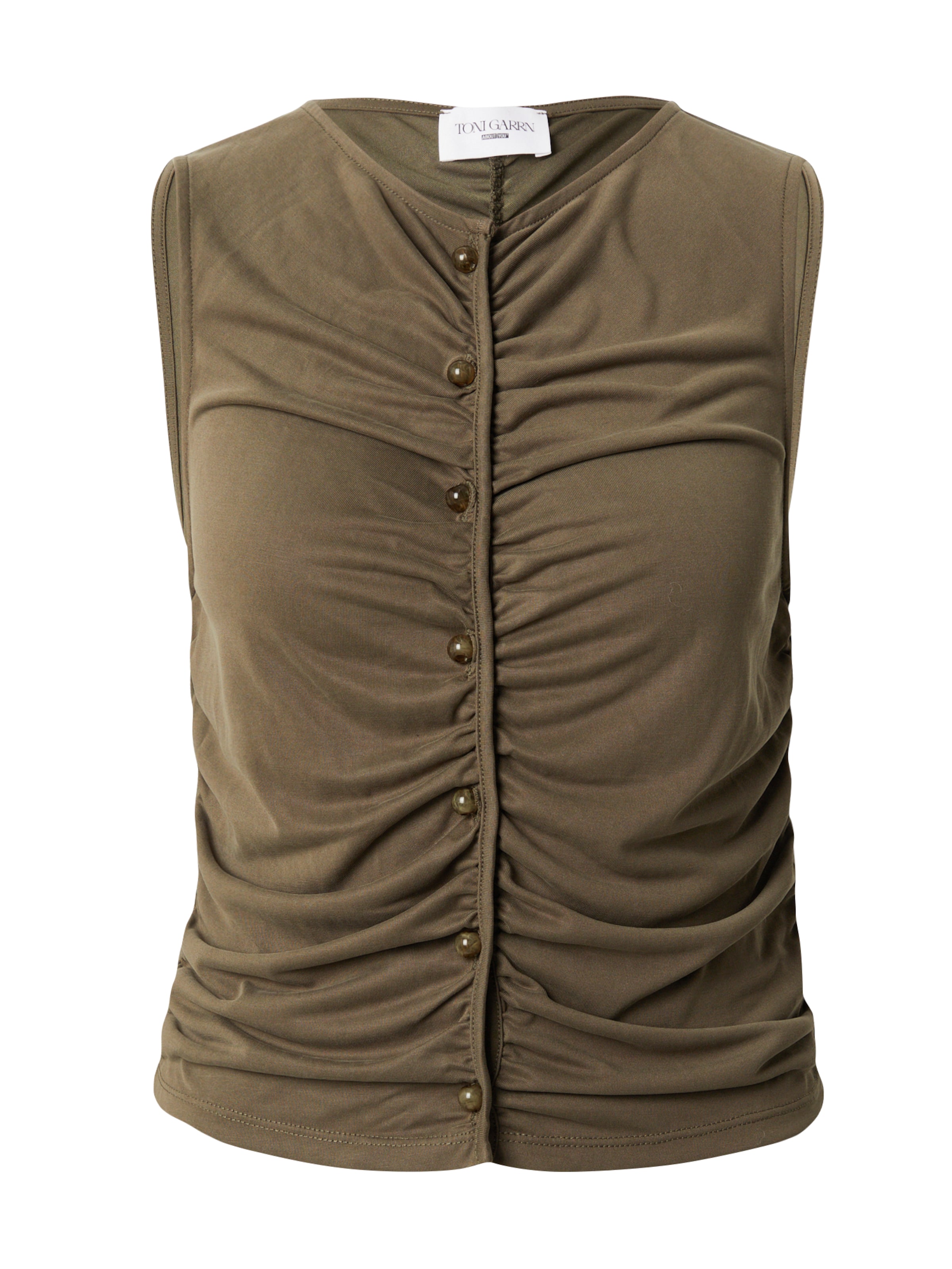 ABOUT YOU x Toni Garrn Top 'Cecile' maslinasta