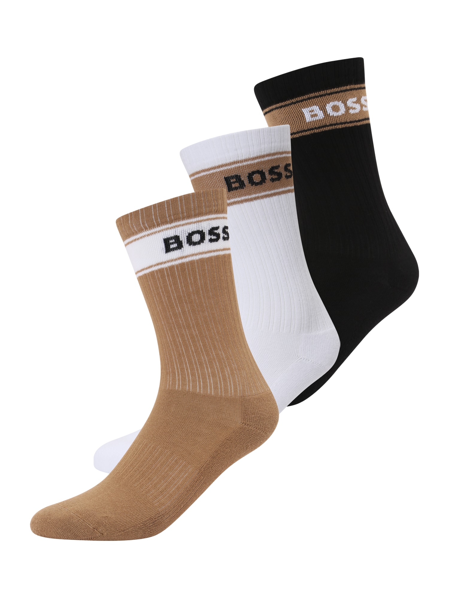 BOSS Șosete  brocart / negru / alb