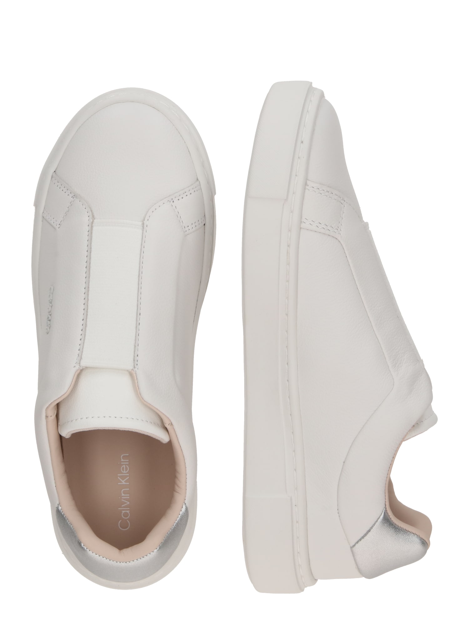 Calvin Klein Belebújós cipők 'CUPSOLE'  ezüst / természetes fehér termék 2. képe