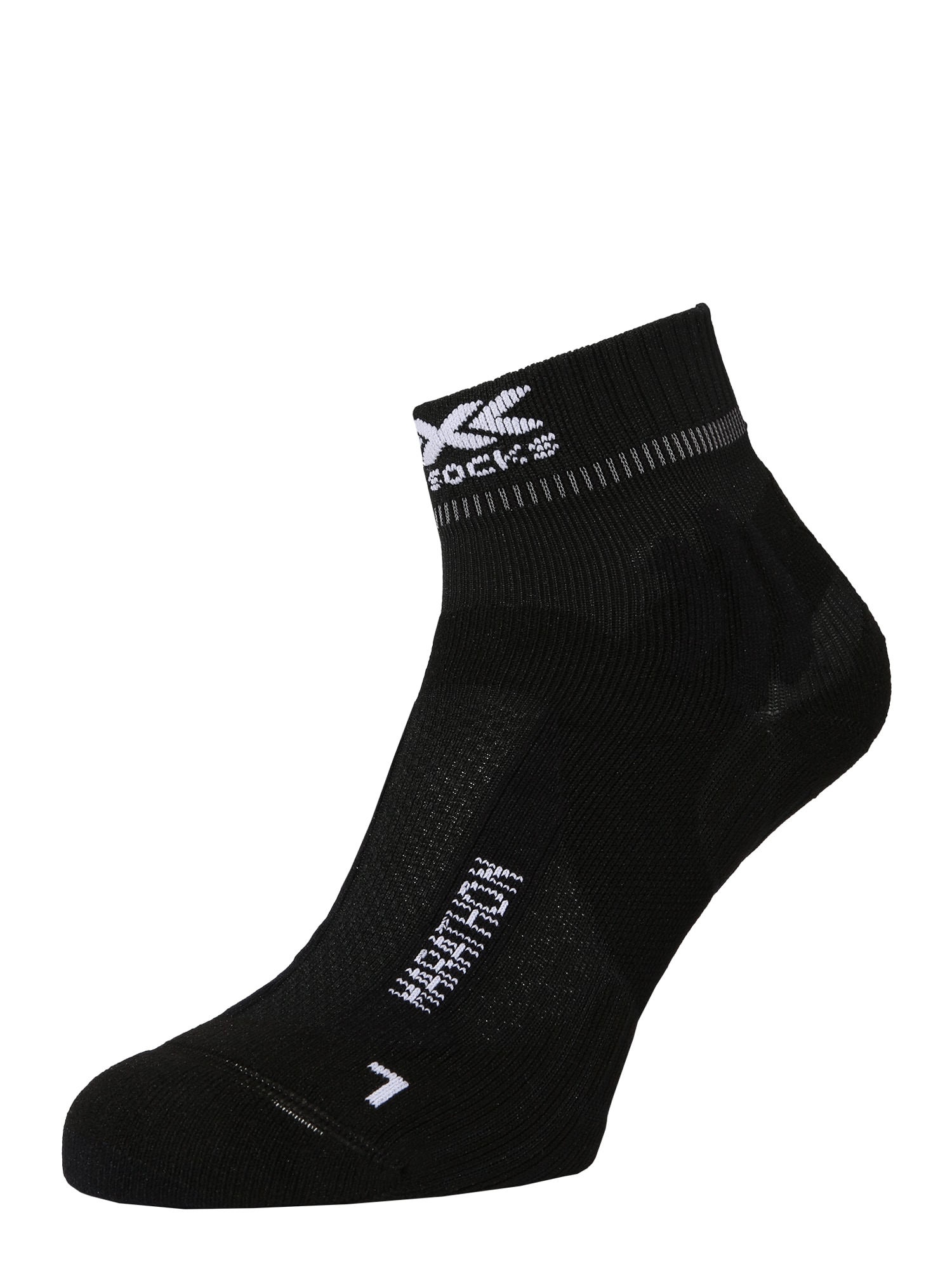 X-SOCKS Sportinės kojinės 'MARATHON' juoda / balta