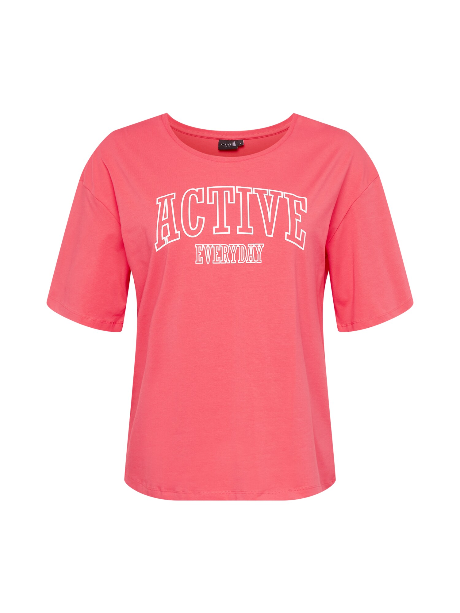 Active by Zizzi Sporta krekls 'ANING' rozā / balts