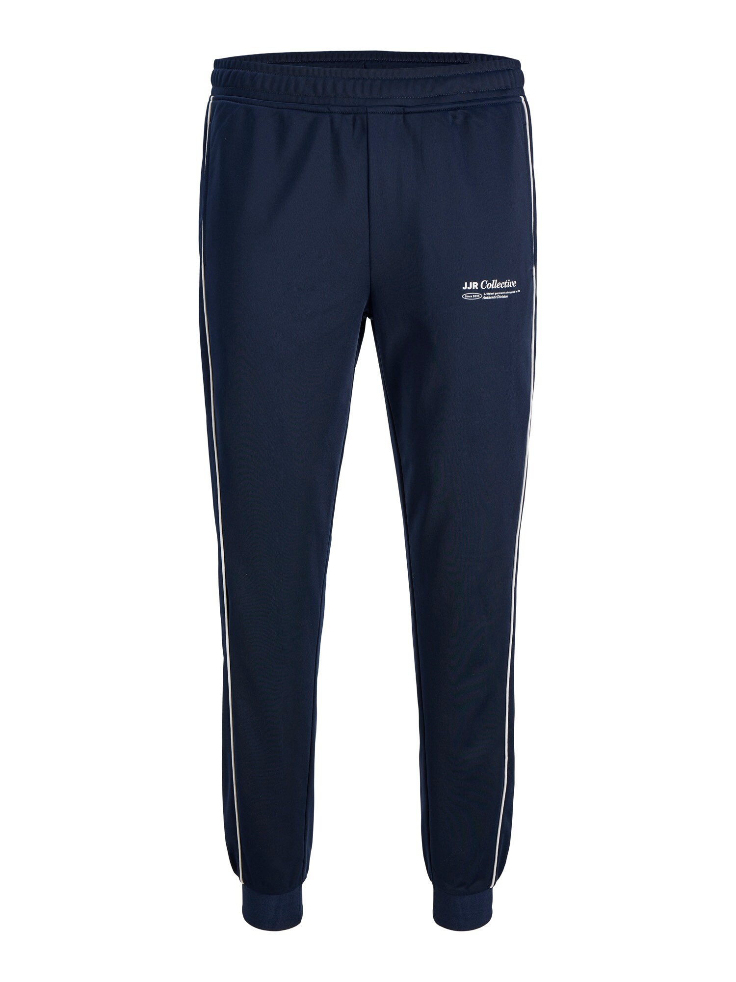JJ Rebel Pantaloni JREBLUCA GORM albastru închis / alb