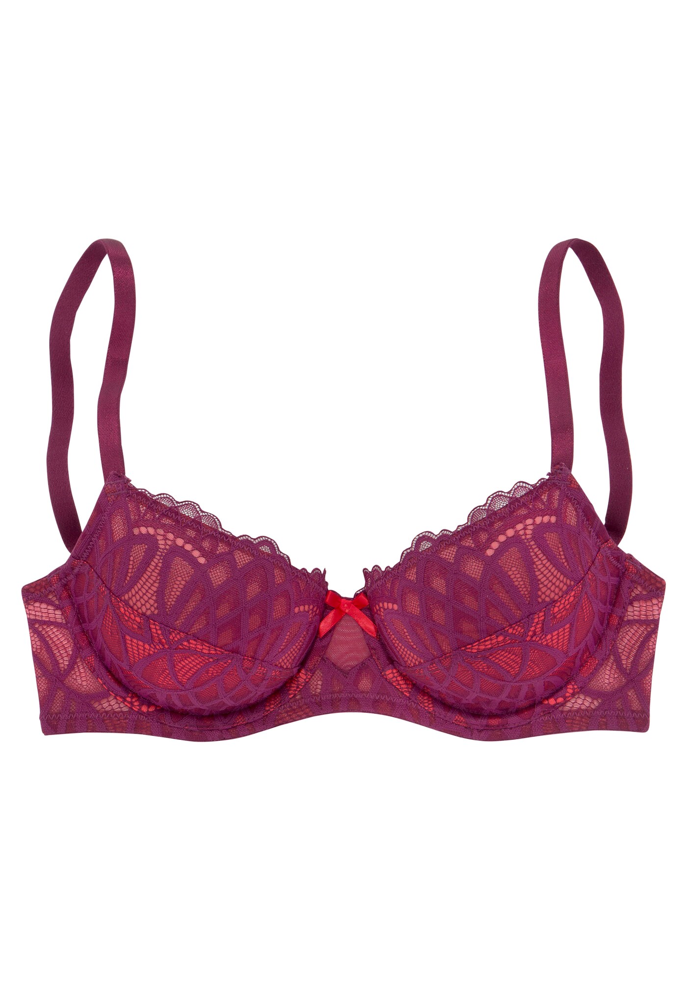 LASCANA Podprsenka 'Wire bra' fialová