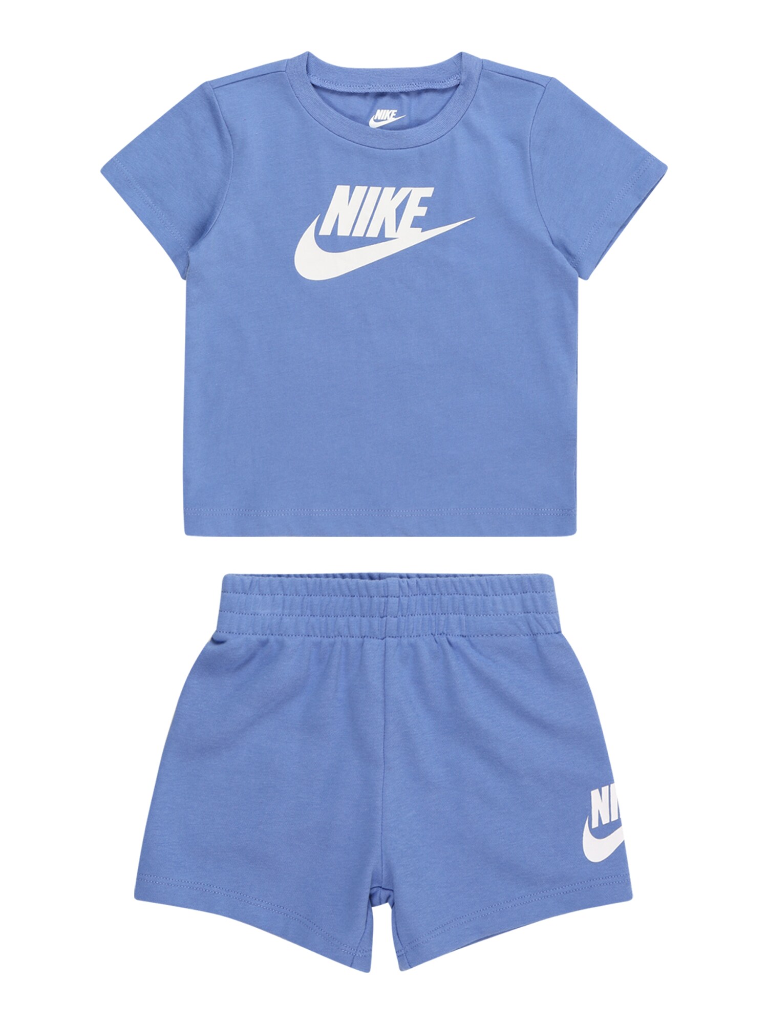 Nike Sportswear Treningas 'CLUB' mėlyna dūmų spalva / balta
