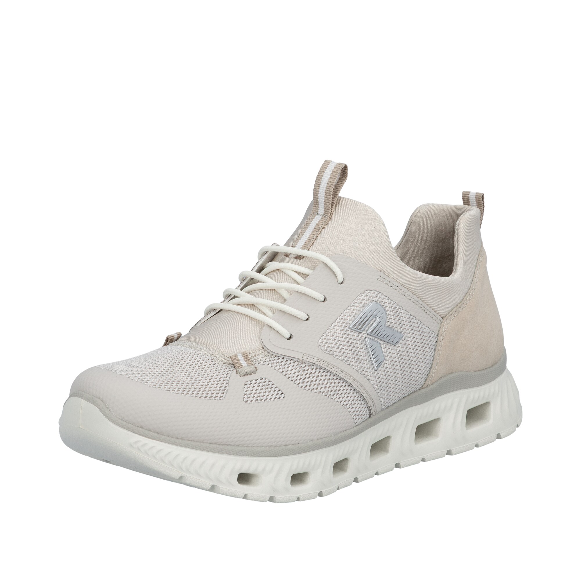 Rieker Sneaker low  crem / alb kitt / gri argintiu