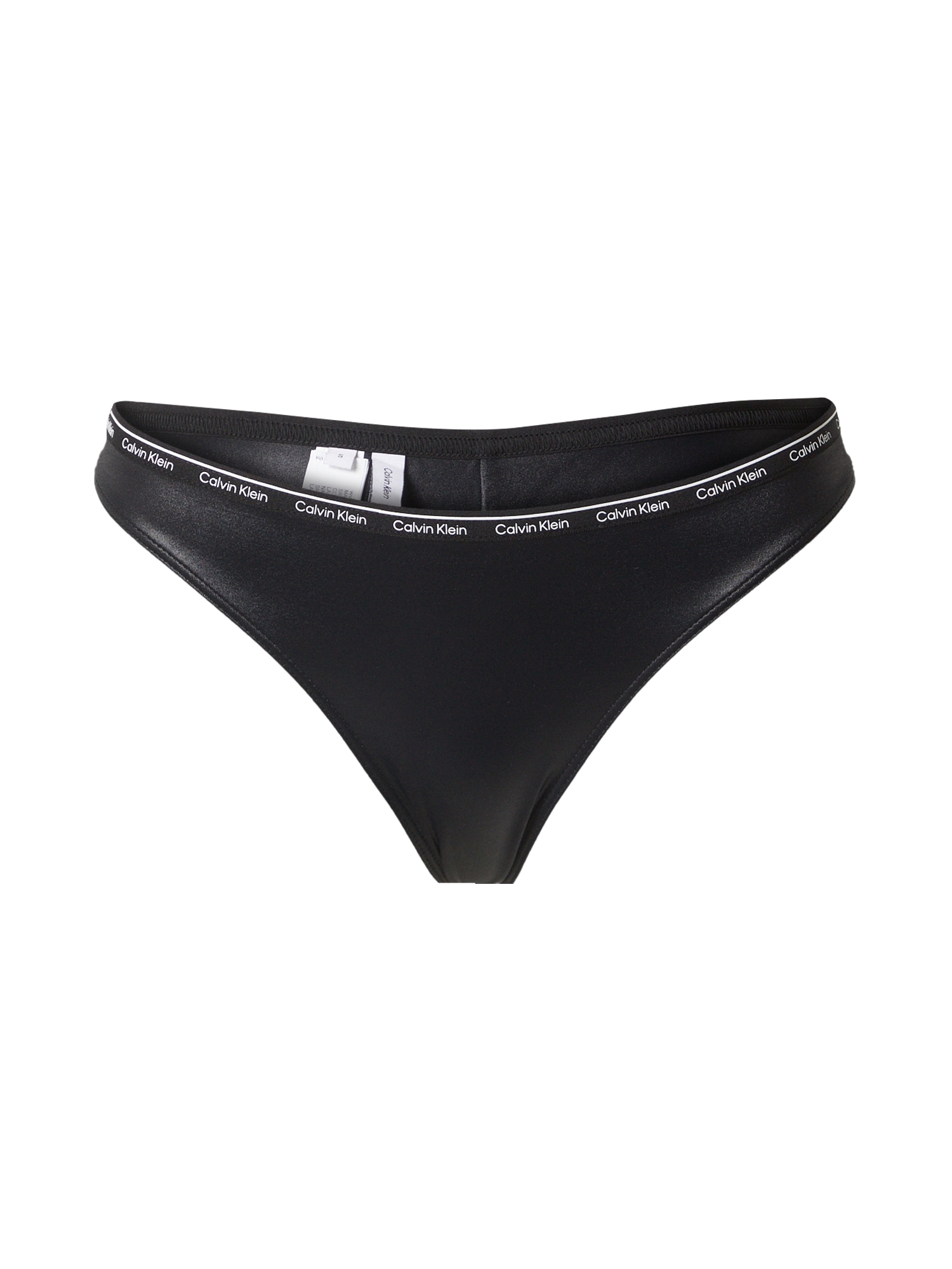 Calvin Klein Swimwear Долнище на бански тип бикини  черно / мръсно бяло
