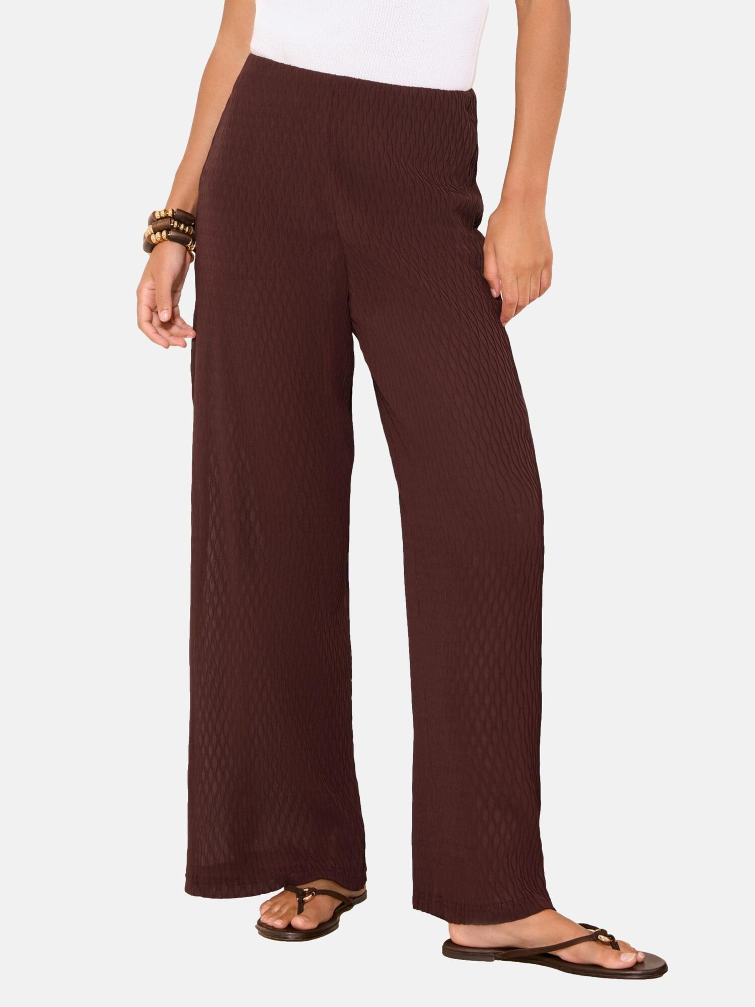Lipsy Pantaloni  roșu vin