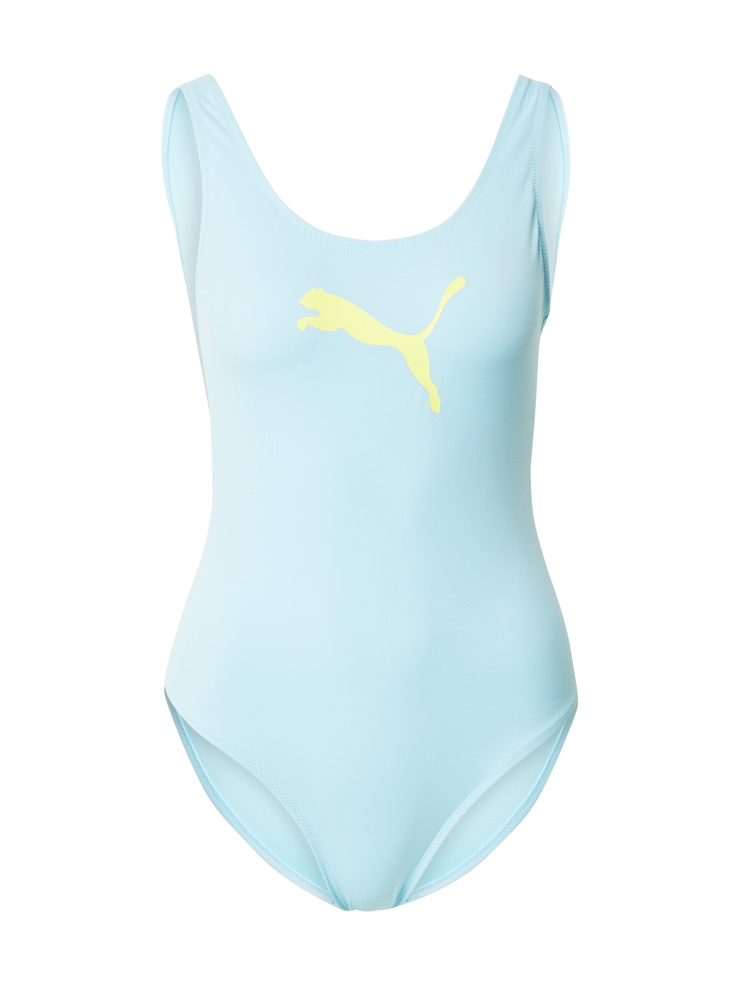 PUMA Costum de baie întreg  galben citron / verde mentă