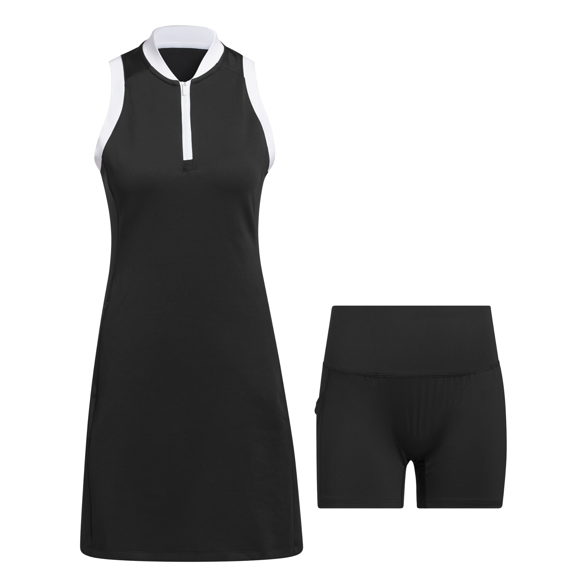 ADIDAS PERFORMANCE Vestido deportivo 'Ultimate 365'  negro / blanco