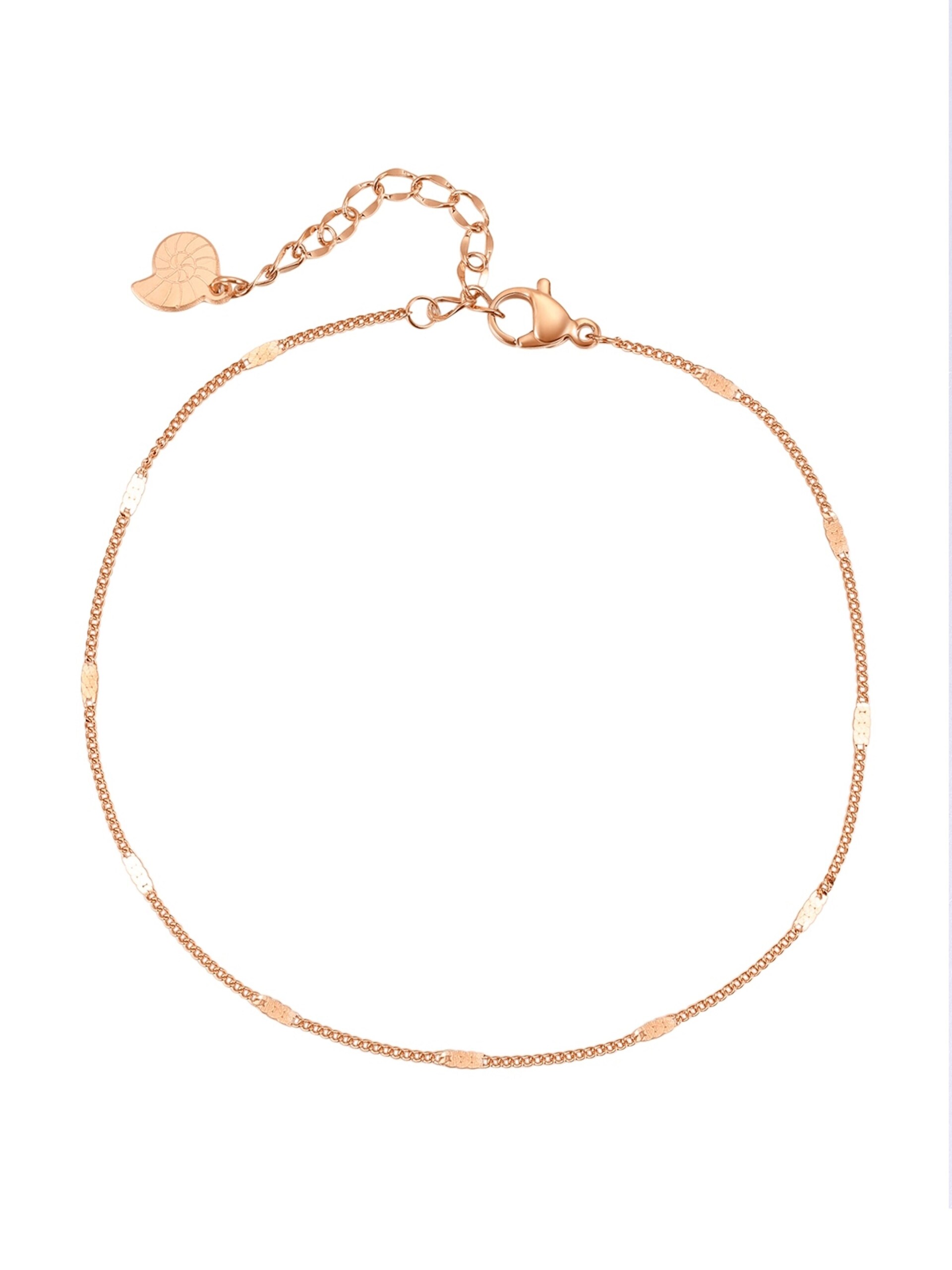 Hey Happiness Fotsmycke 'Flat Links' armband dam