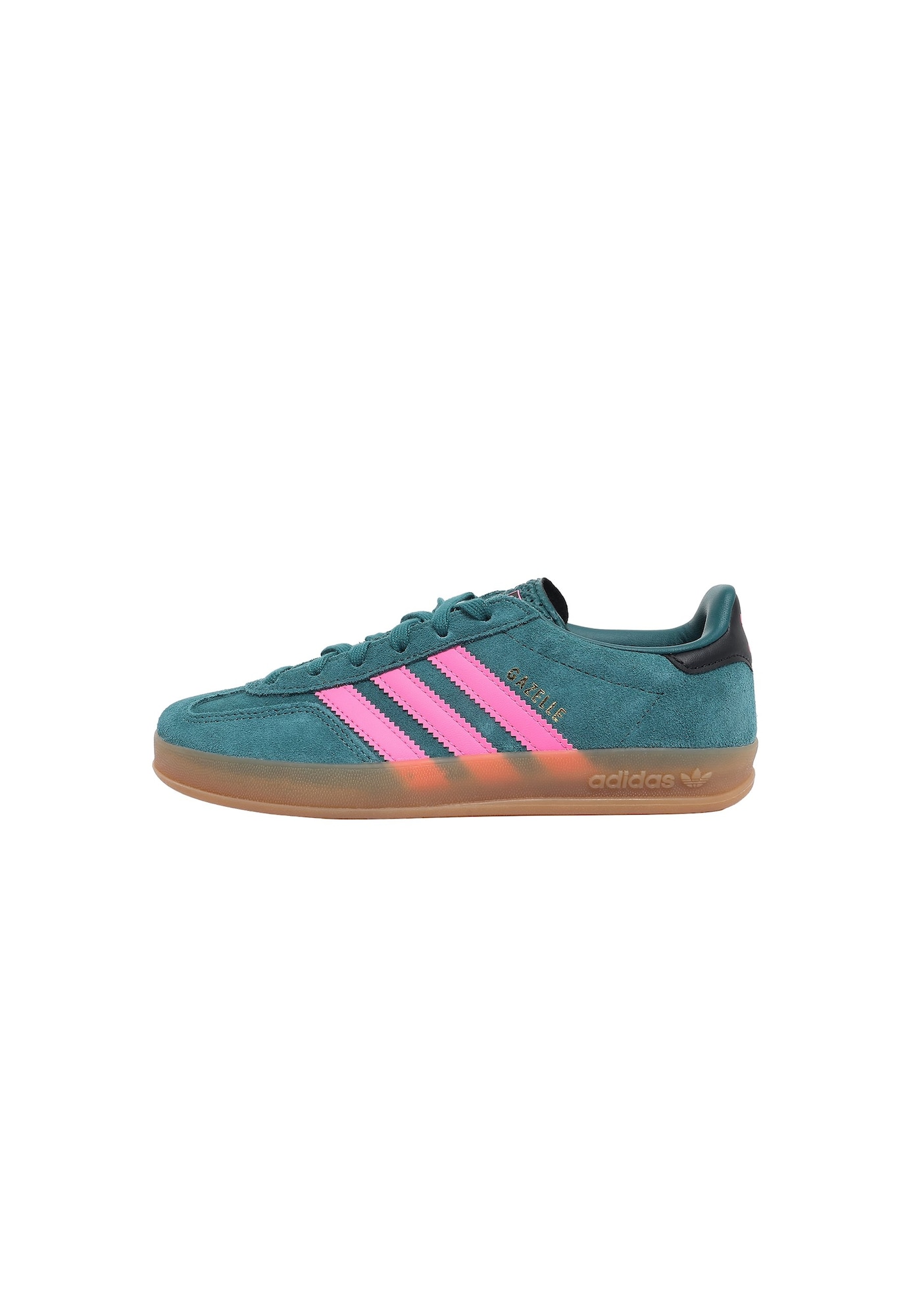 ADIDAS ORIGINALS Sneaker GAZELLE verde petrol / roz
