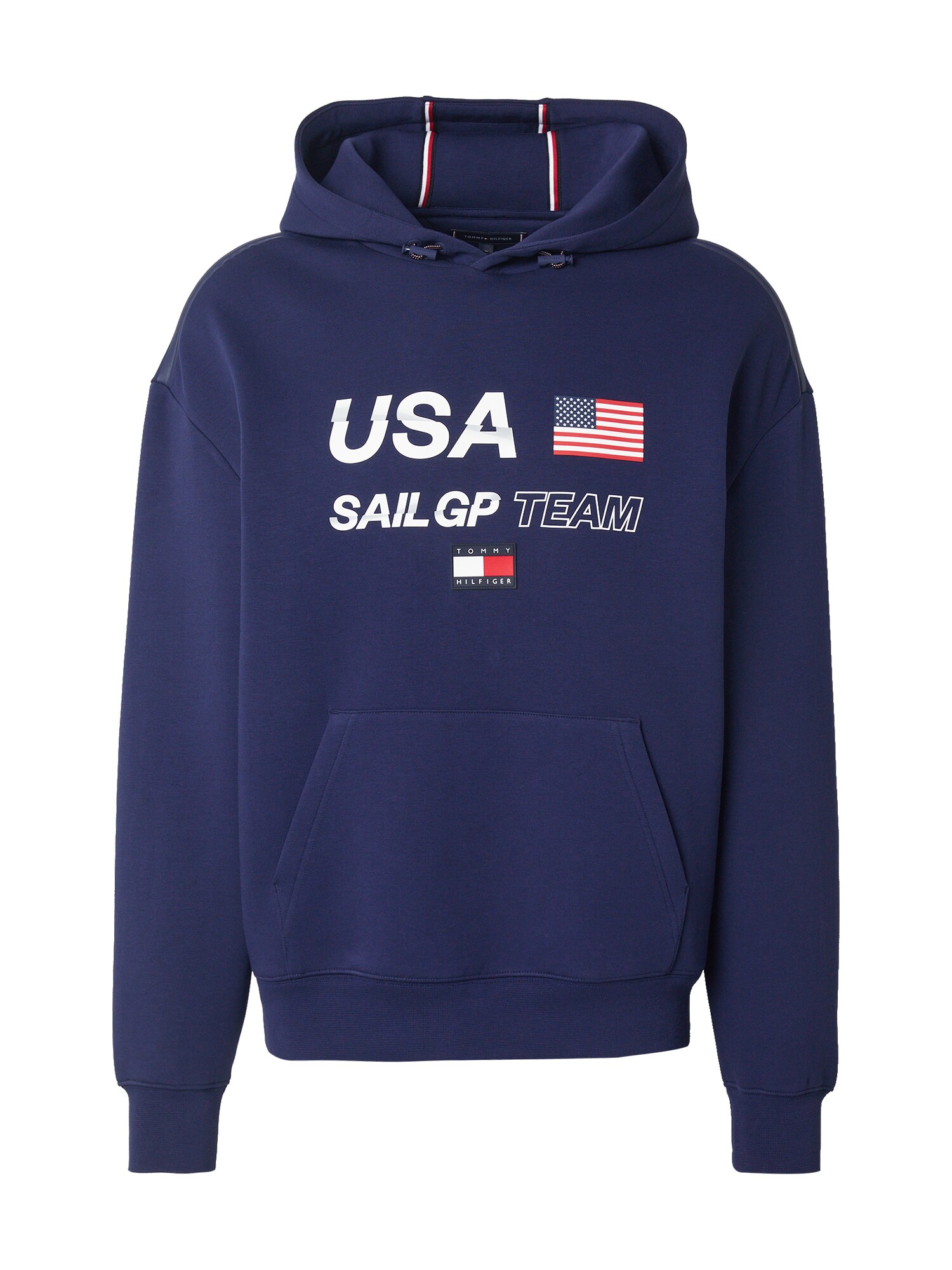 TOMMY HILFIGER Tréning póló 'SAIL'  tengerészkék / piros / fehér akciós termékkép 1