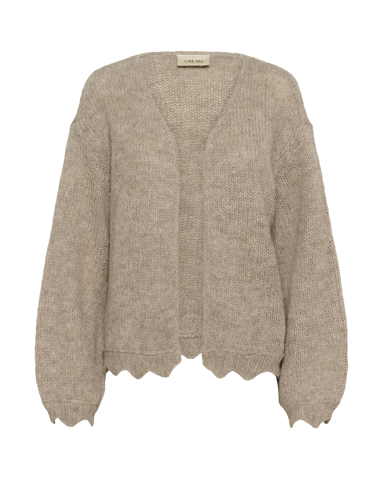Cream Geacă tricotată Niso  bej amestecat