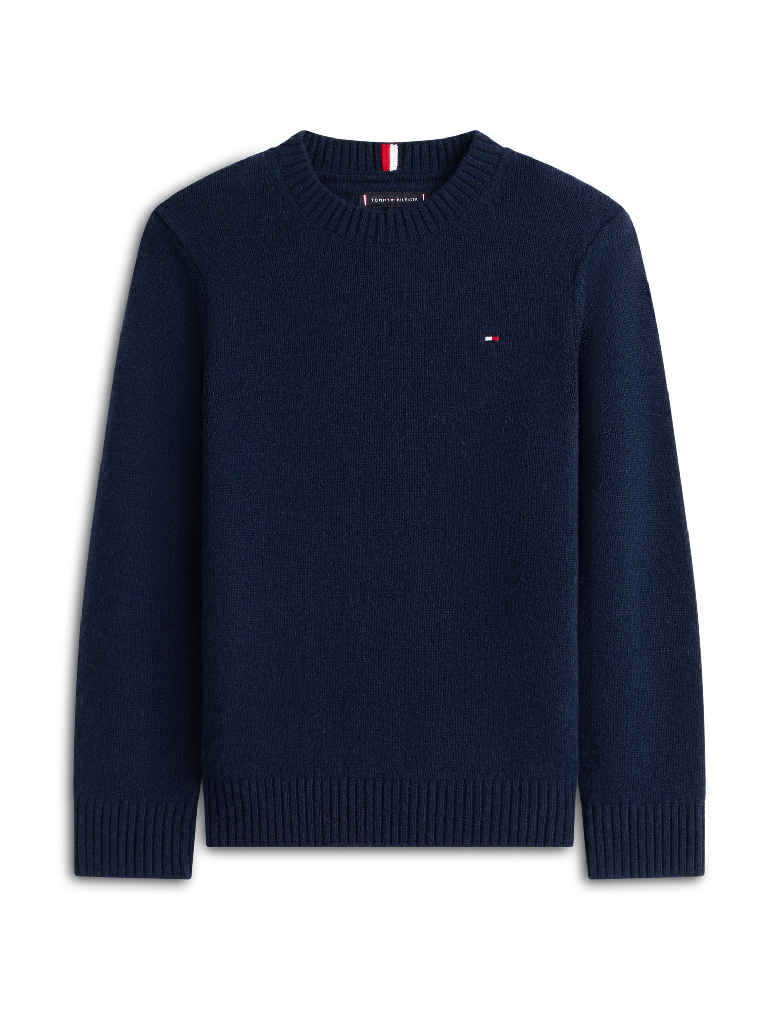 TOMMY HILFIGER Pulover  bleumarin / roșu / alb