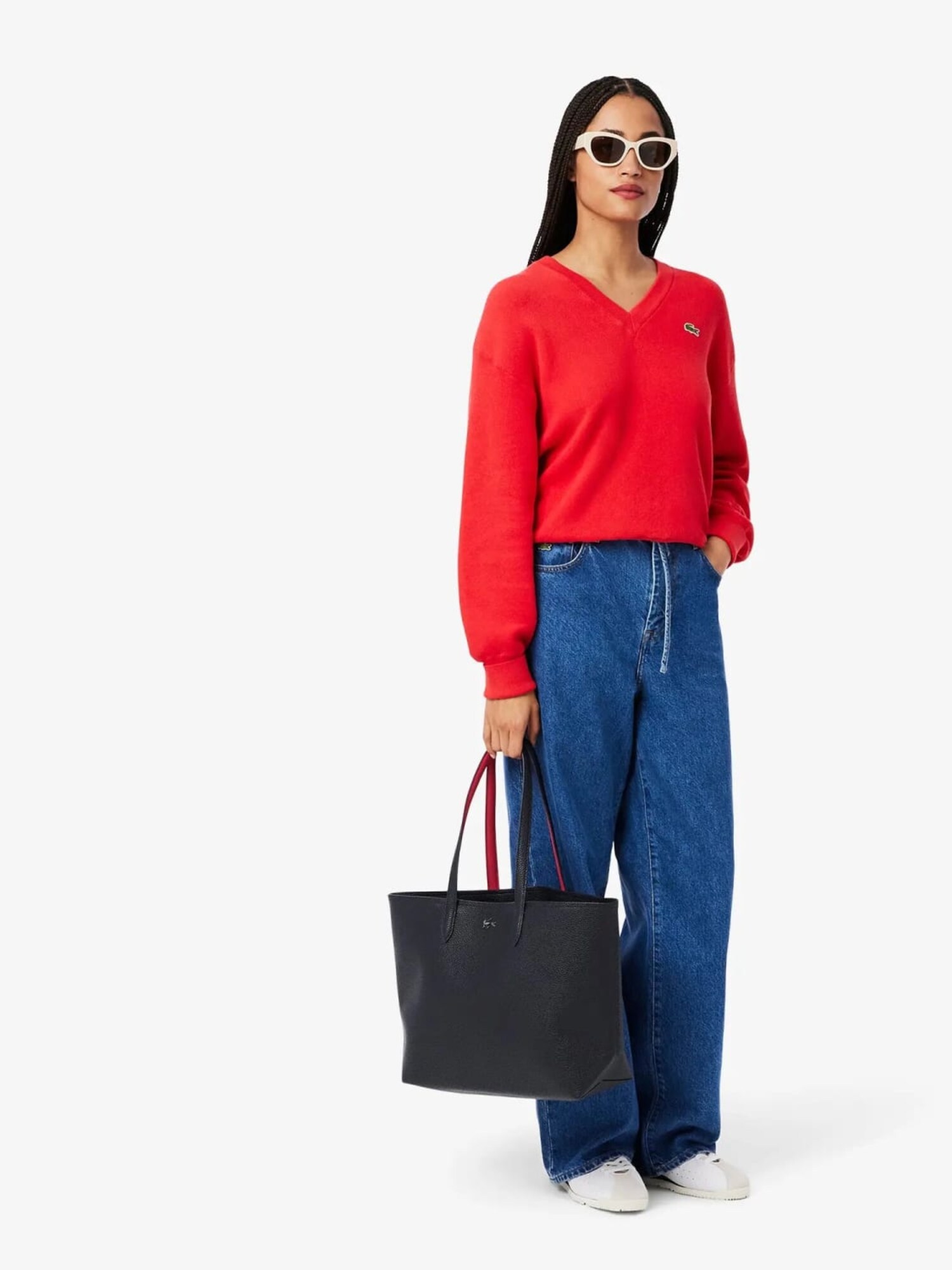 Shoppingväska 'Lacoste Sac Cabas zippé Anna Abimes Petunia'