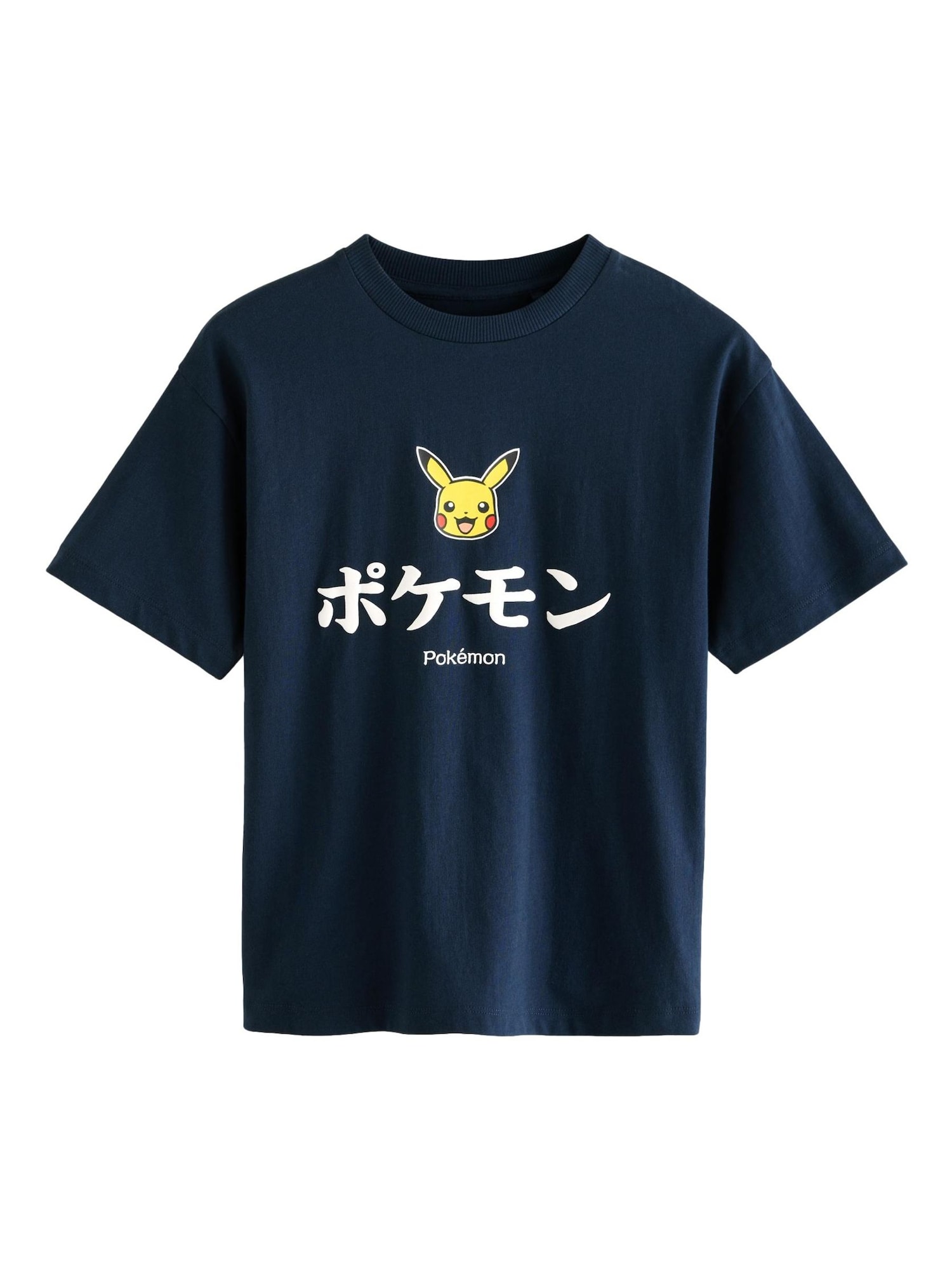 Next Tricou Pokémon  bleumarin / galben / roșu / alb