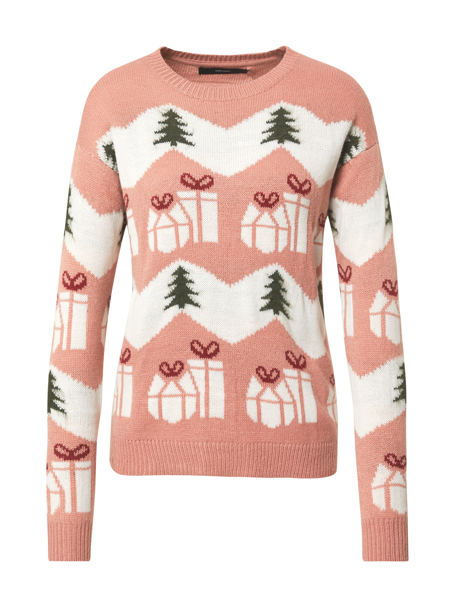 VERO MODA Megztinis 'Christmas'  rožių spalva / mišrios spalvos
