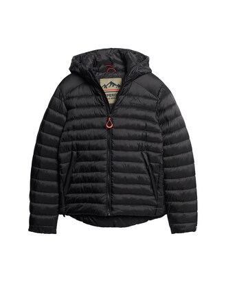 Superdry Winterjas ‘Fuji’ Rood / Zwart