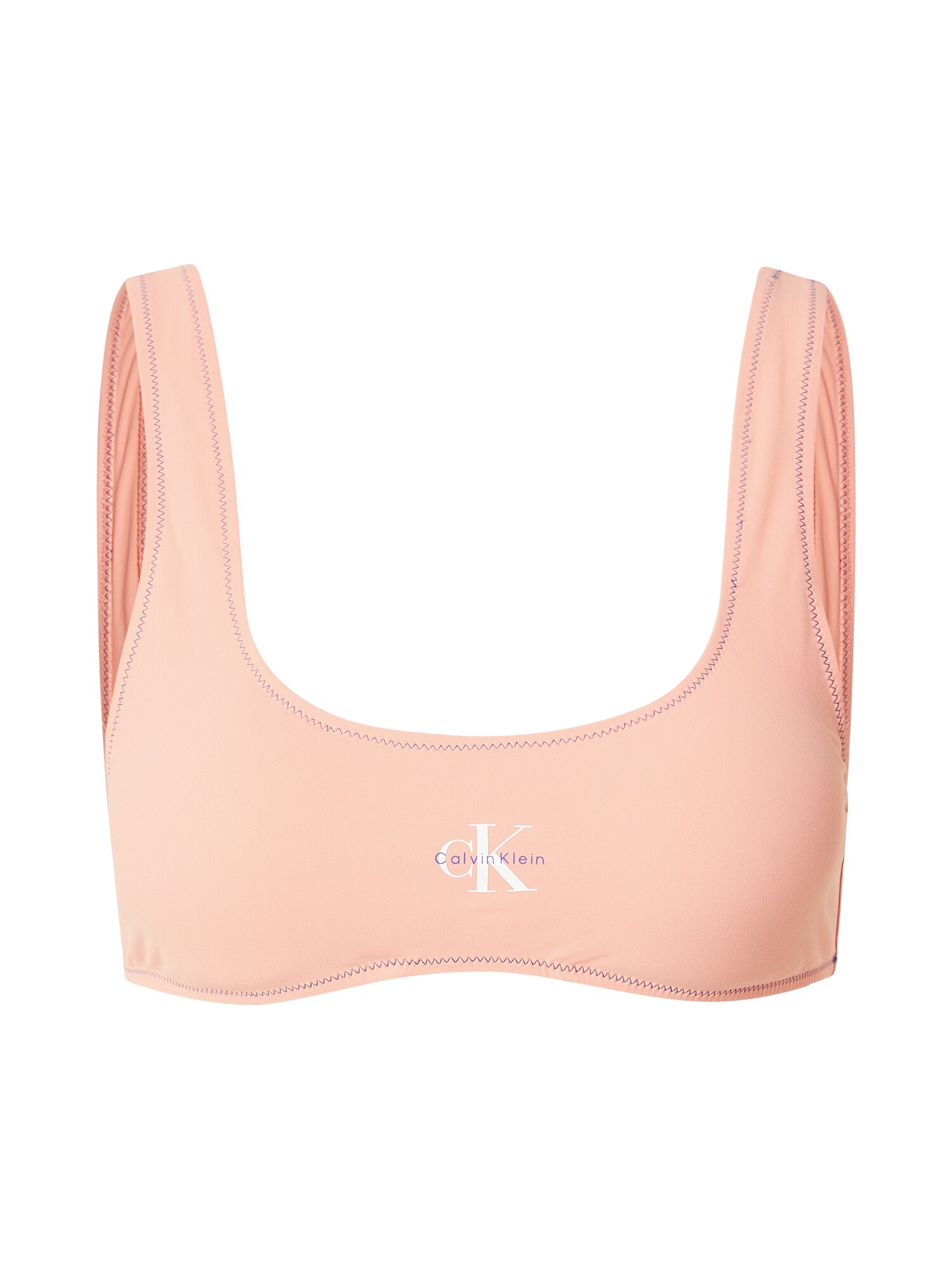 Calvin Klein Swimwear Sutien costum de baie  lila / roz pudră / alb