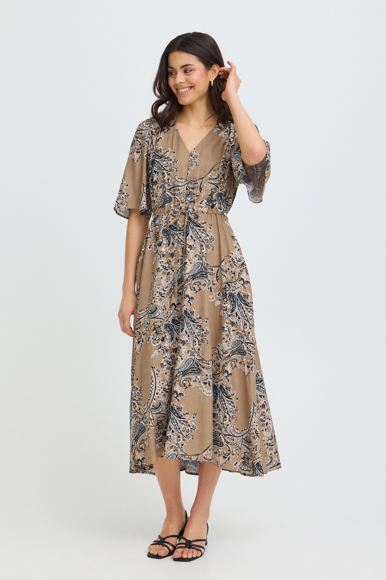 Fransa Vestido  beige