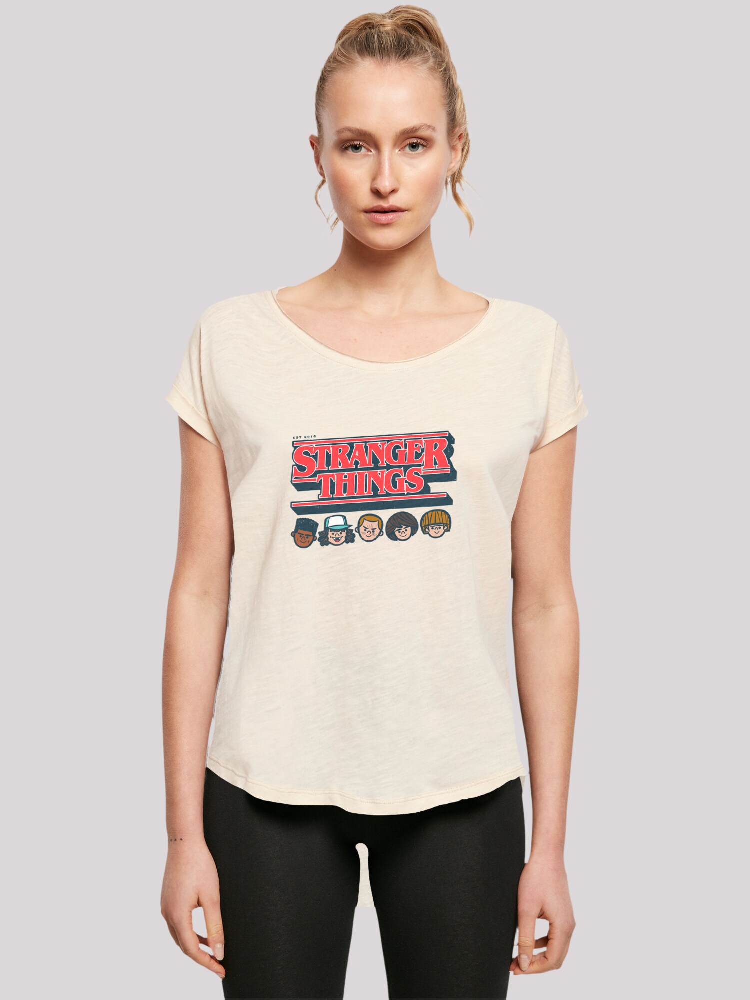 Thumbnail - F4NT4STIC T-Shirt Stranger Things Caricature Logo Netflix TV Series