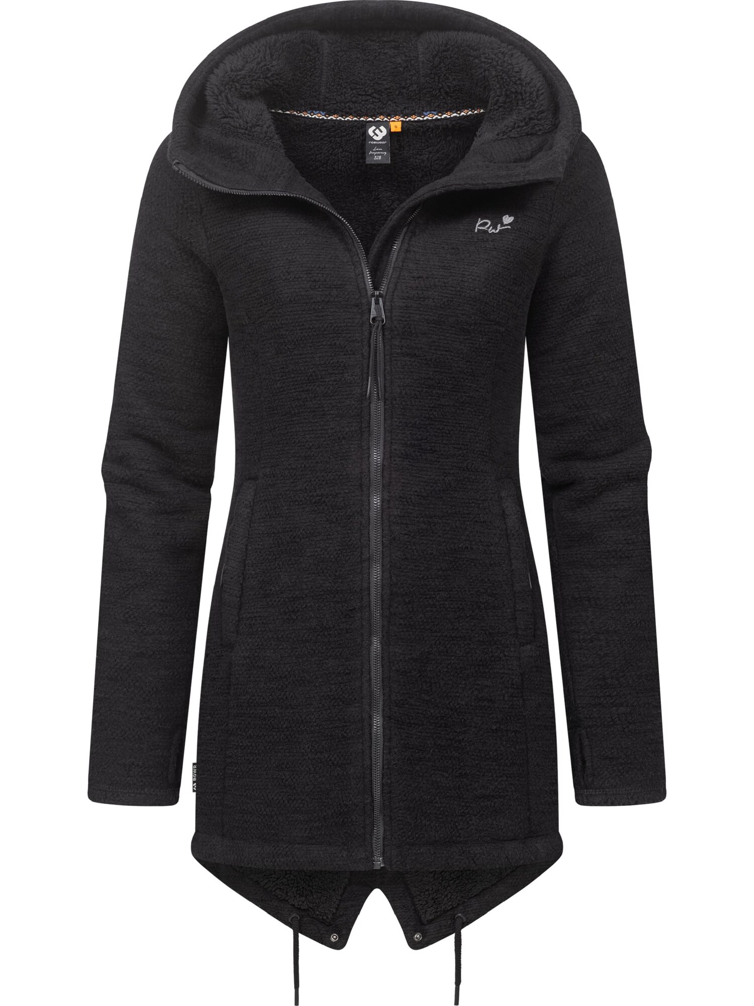 Ragwear Hanorac Wingi  negru / alb