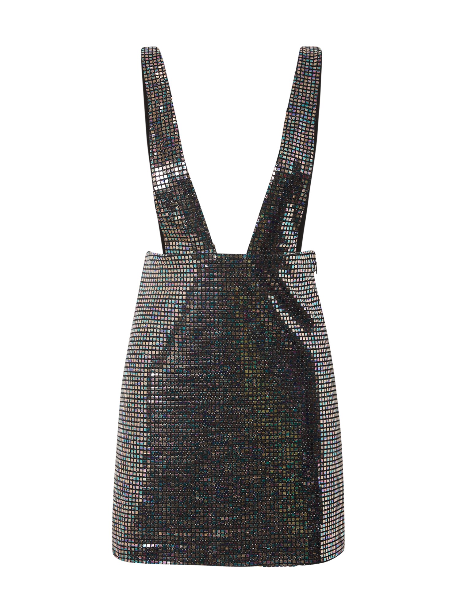 KAVAZI Salopetă rochie scurtă  mai multe culori / negru / argintiu