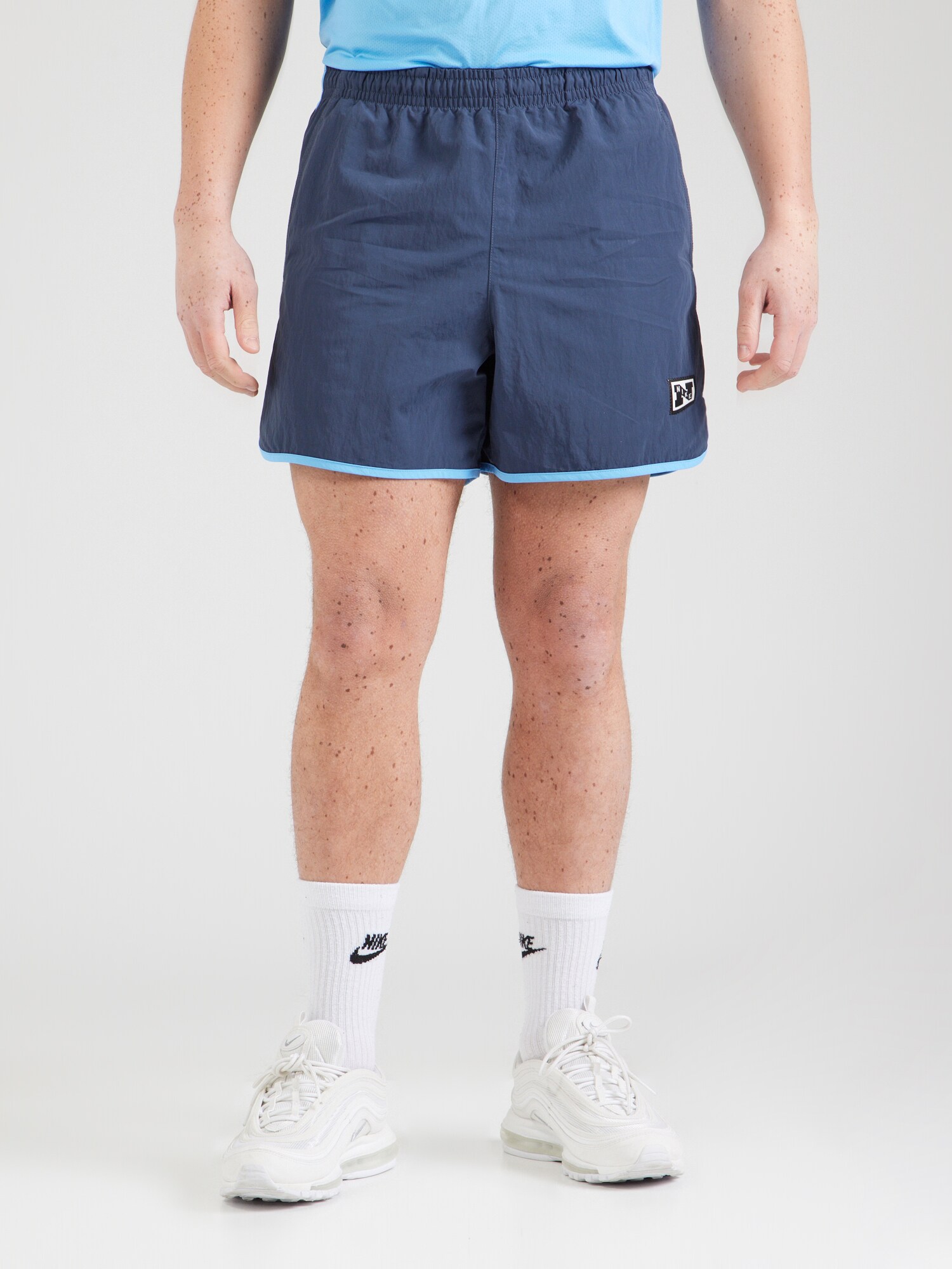 NIKE Sportnadrágok 'HERITAGE'  tengerészkék / világoskék termék 2. képe