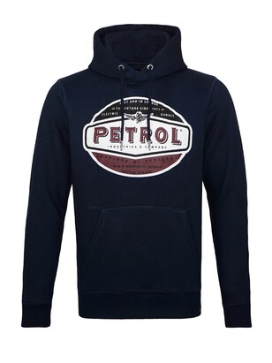 Petrol Industries Sweatshirt Donkerblauw / Bordeaux / Wit