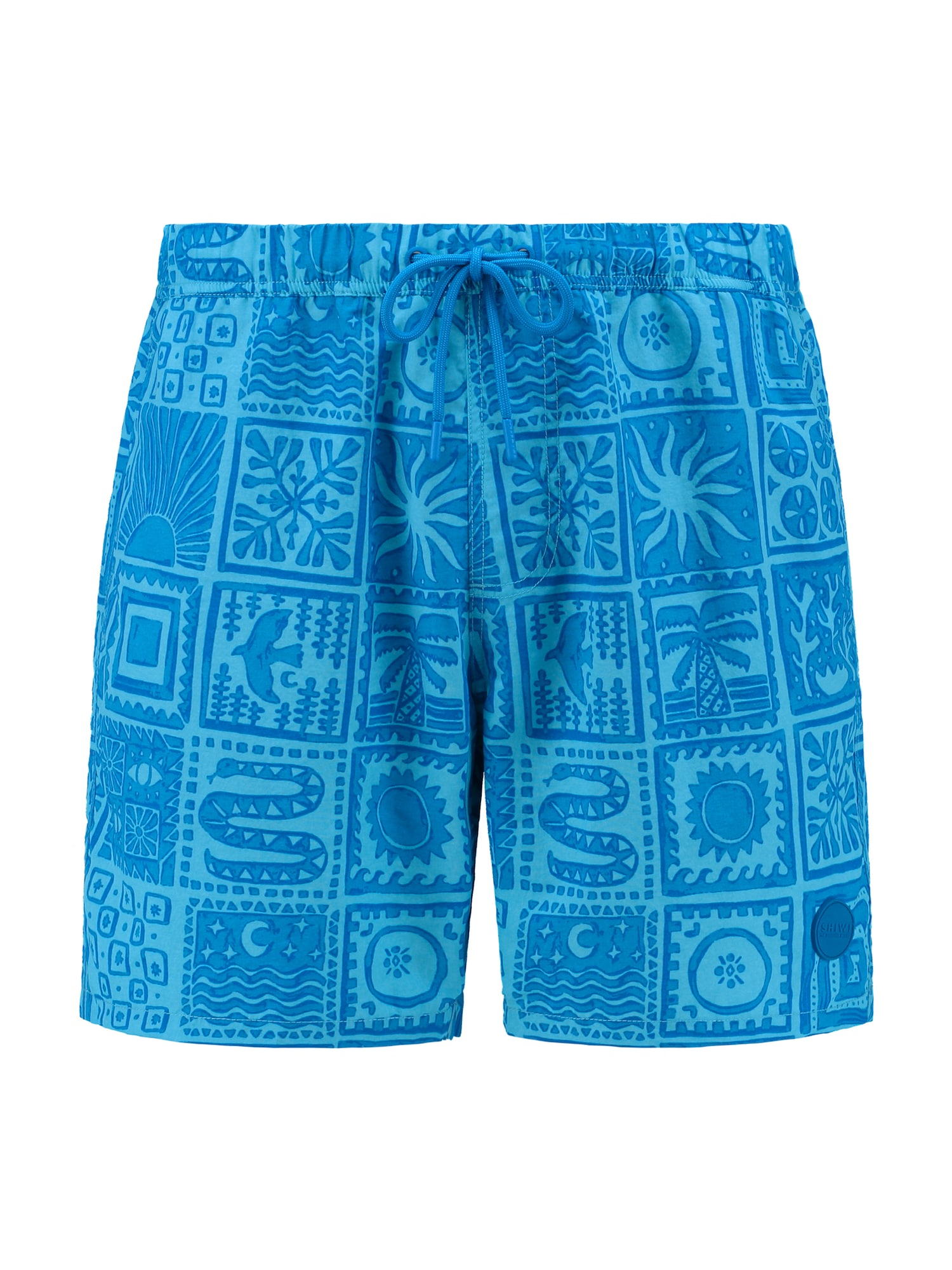 Shiwi Kratke kopalne hlače 'NICK'  modra / nebeško modra