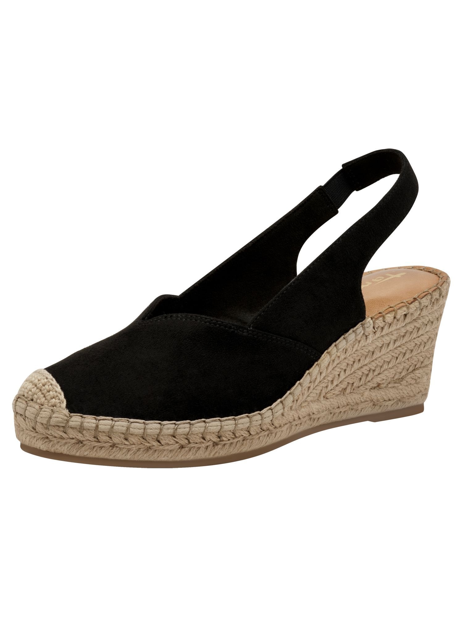 Tamaris Espadrilles  fekete akciós termékkép 1