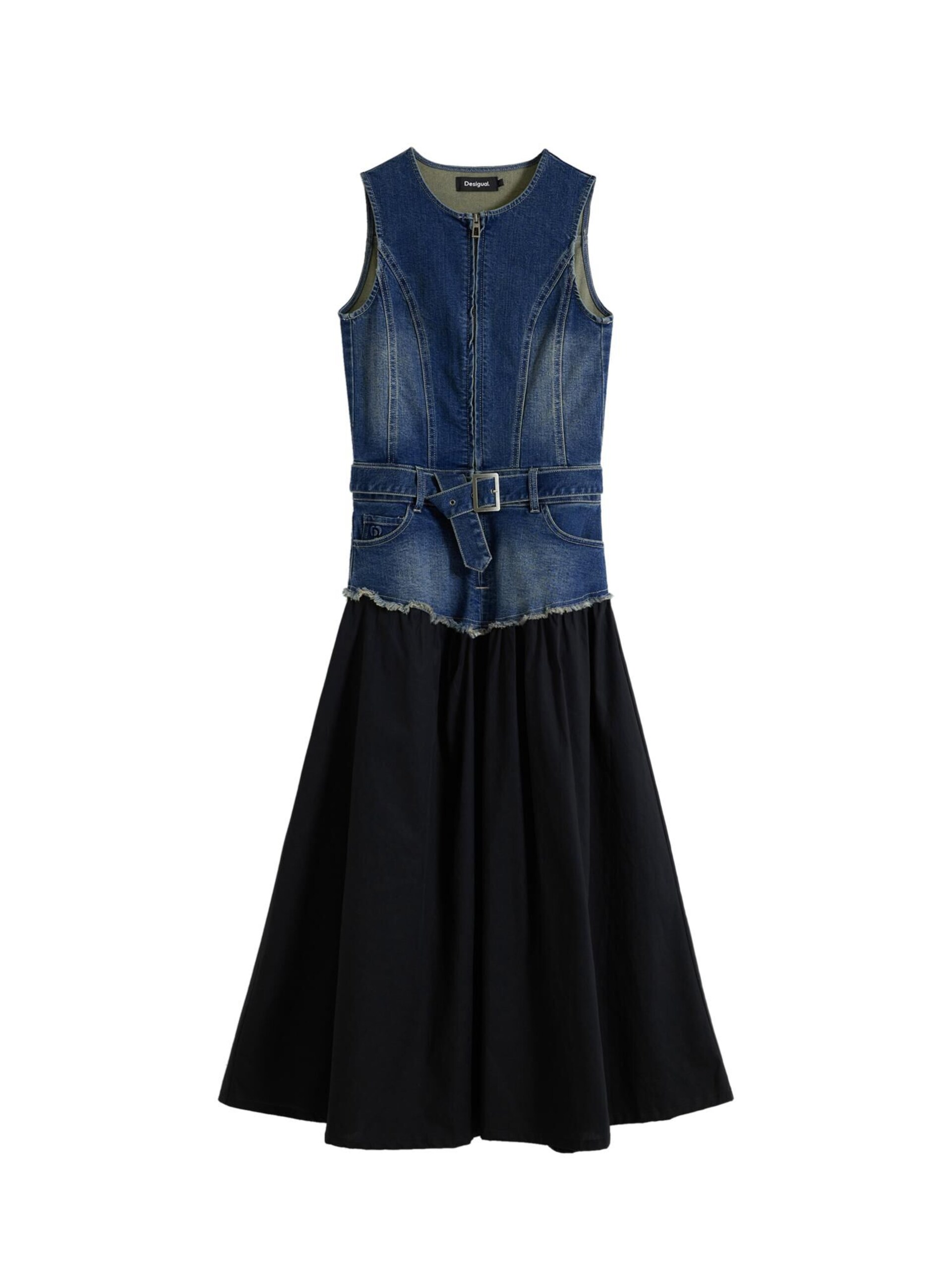 Desigual Klänning blå denim dam