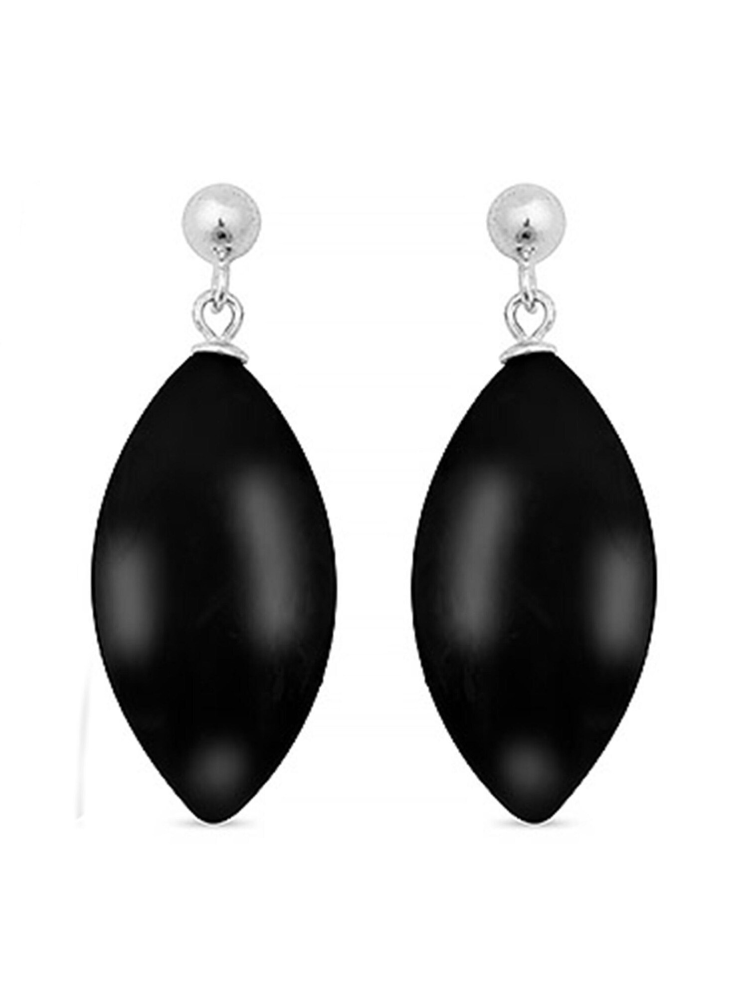 Luxenter ayom-örhängen i 925 sterling silver och onyx, rodiumpläterad yta dam – bild 3