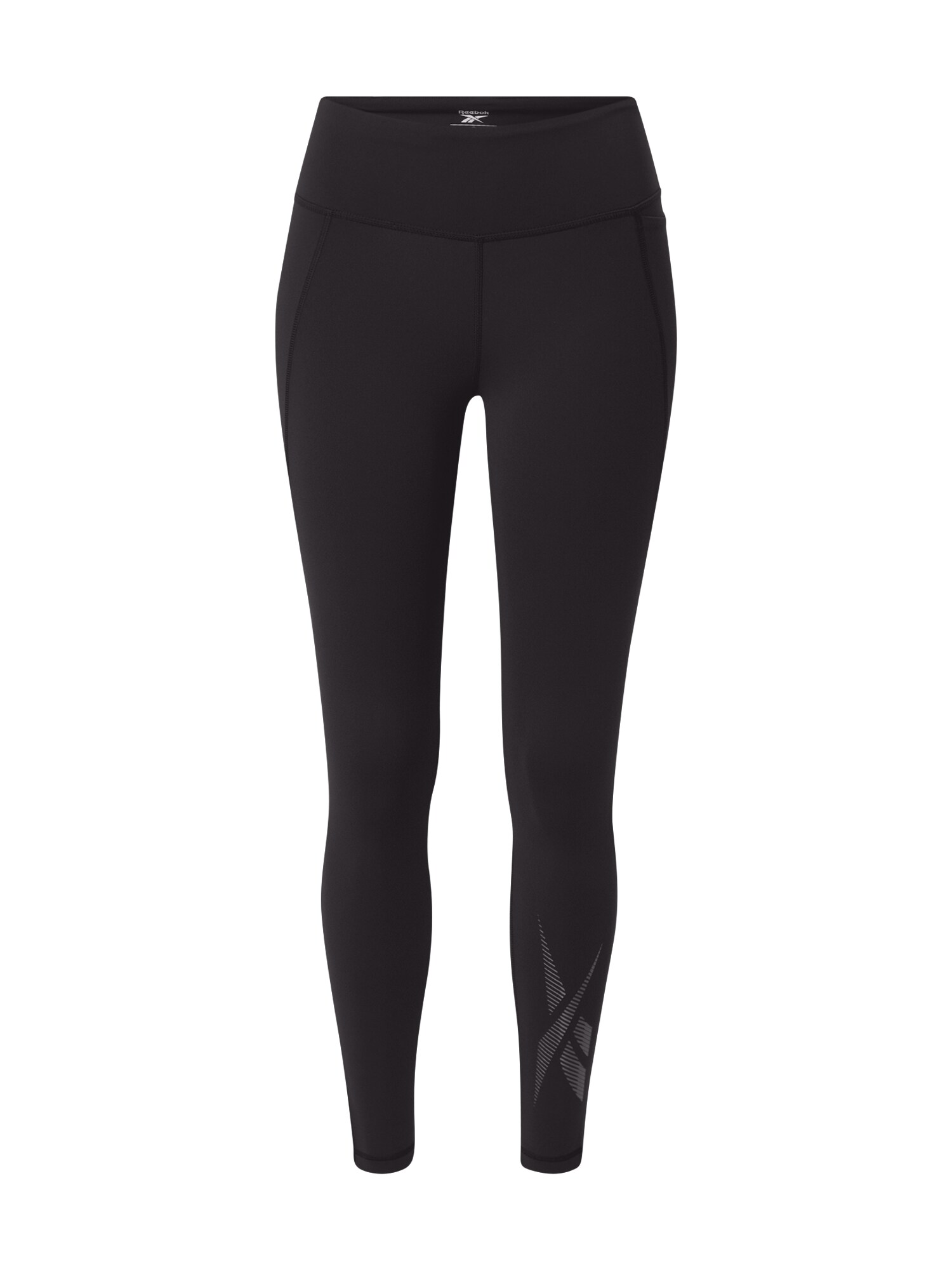 REEBOK Sportinės kelnės  juoda / pilka
