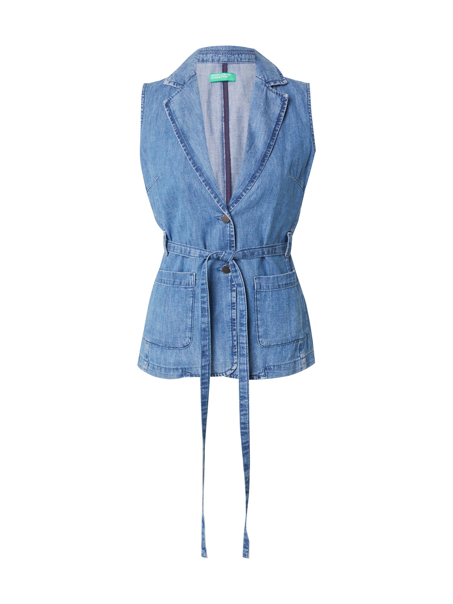 UNITED COLORS OF BENETTON Vesta  modrá denim